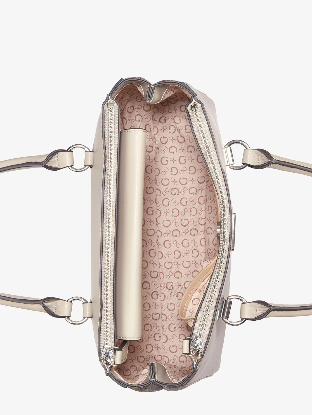 Phyllis Satchel Bag - Taupe - Image 2