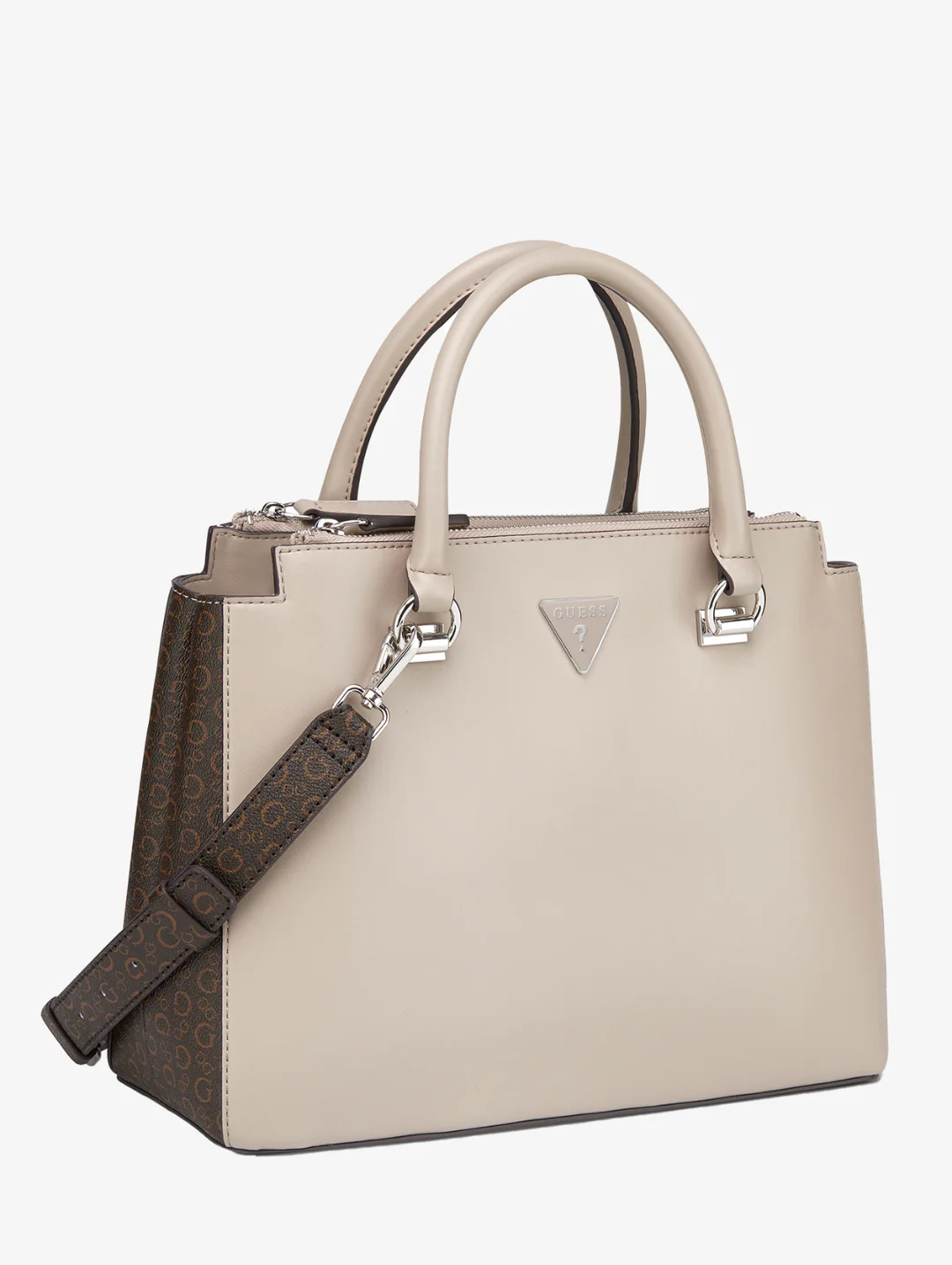 Phyllis Satchel Bag - Taupe - Image 3