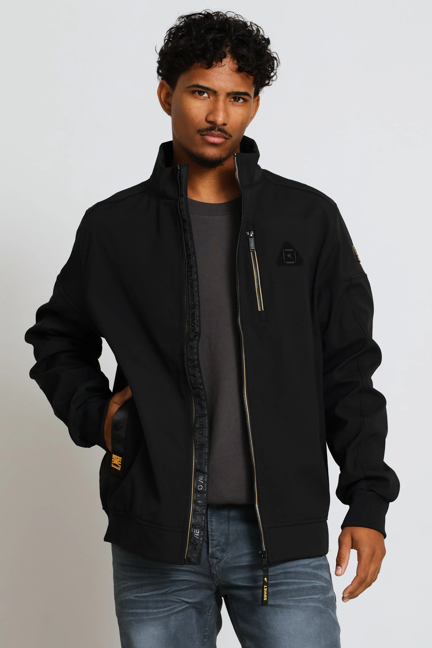 Piers Jacket - Black - Image 3