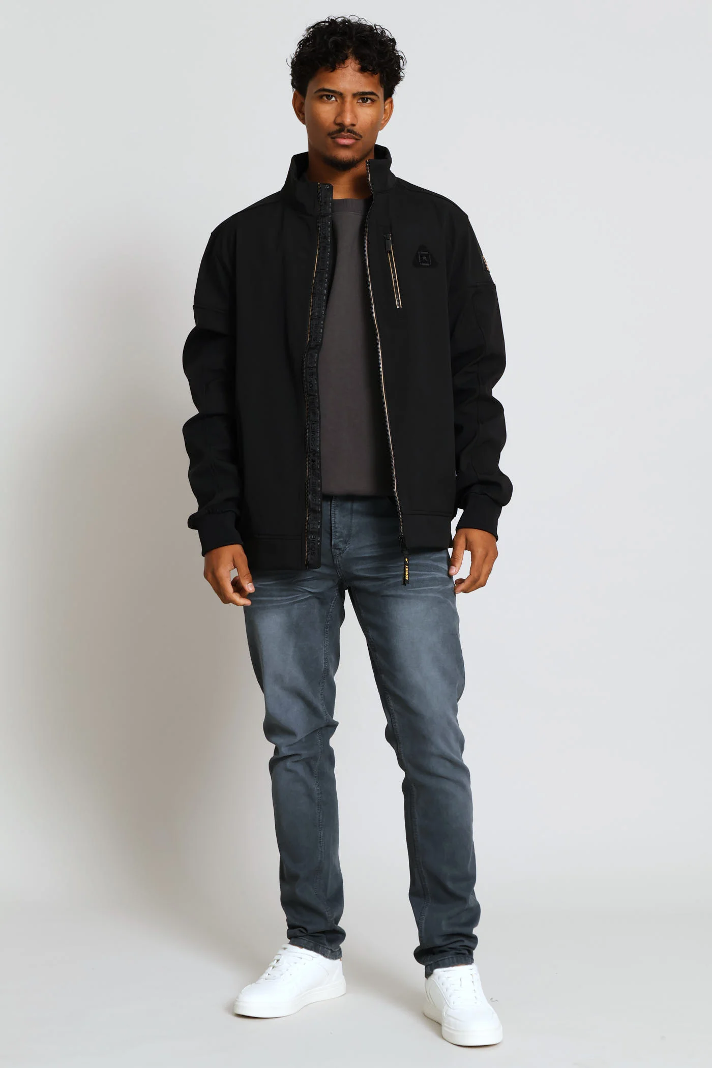 Piers Jacket - Black - Image 7