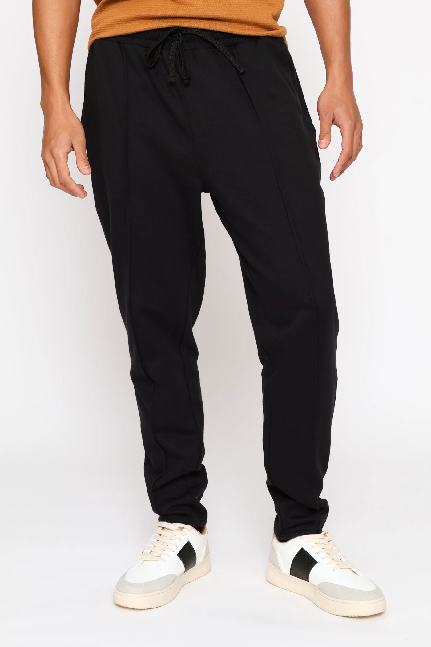 Pin Tuck Jogger - Black - Image 3