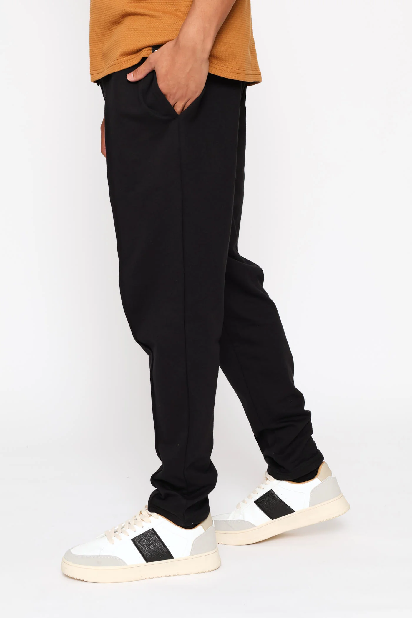 Pin Tuck Jogger - Black - Image 4