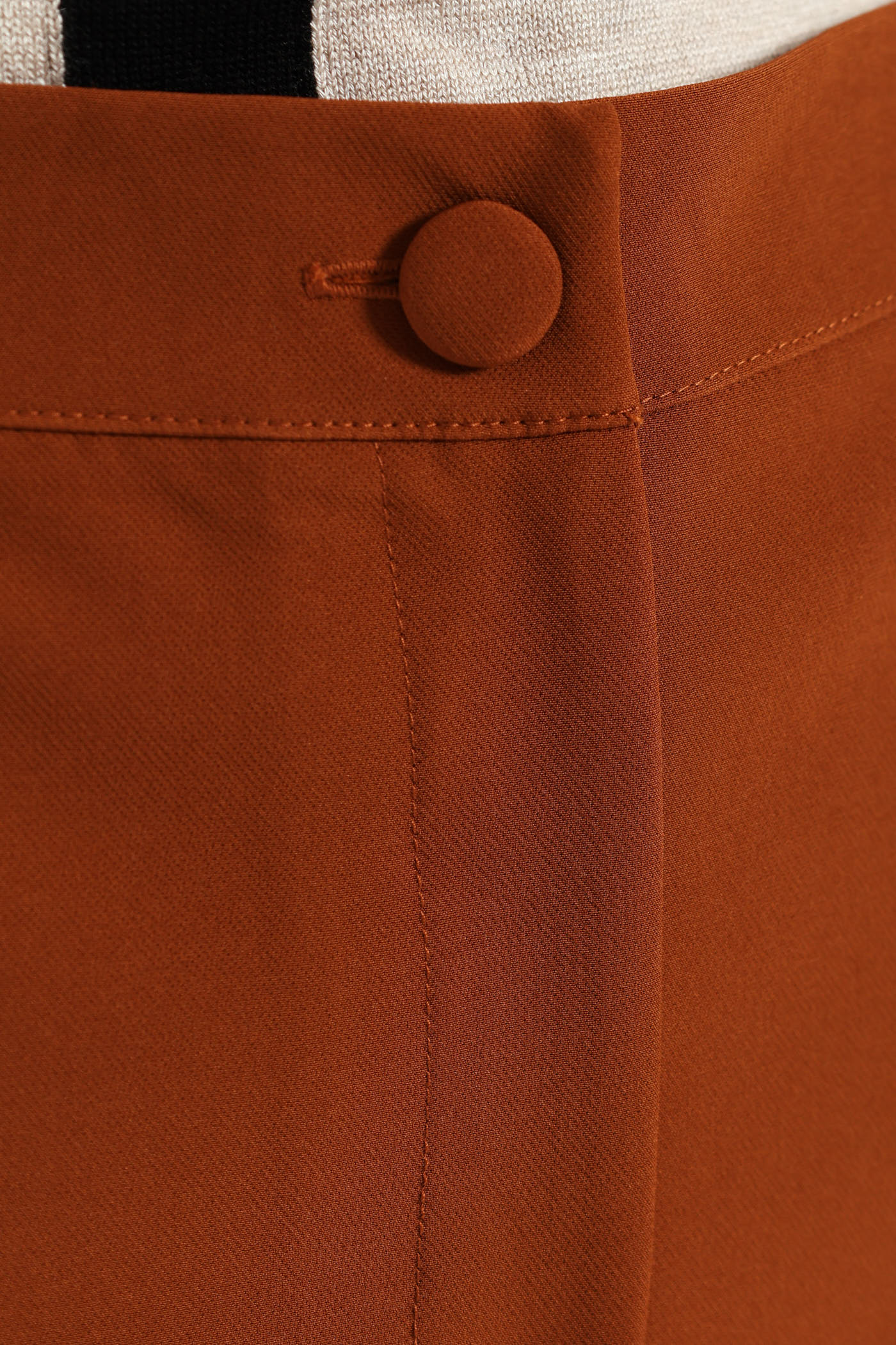 Pin Tuck Straight Leg Pants - Copper - Image 5
