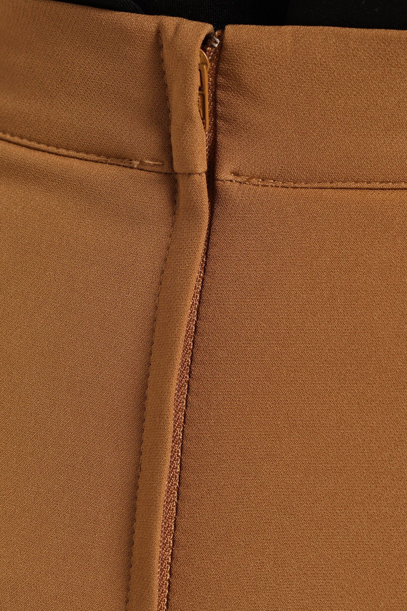 Pin Tuck Trim Wide Leg Pant - Taupe - Image 6