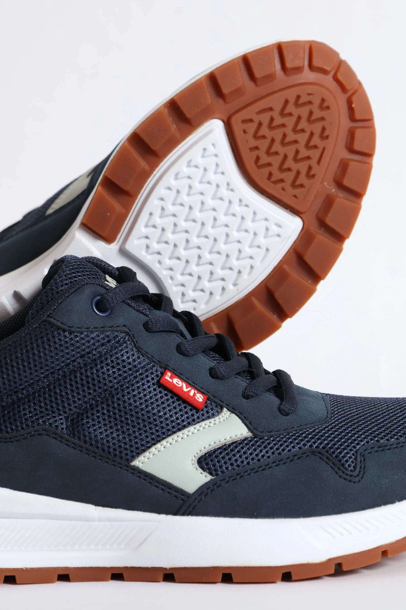 Pine Retro Trainer - Navy - Image 2