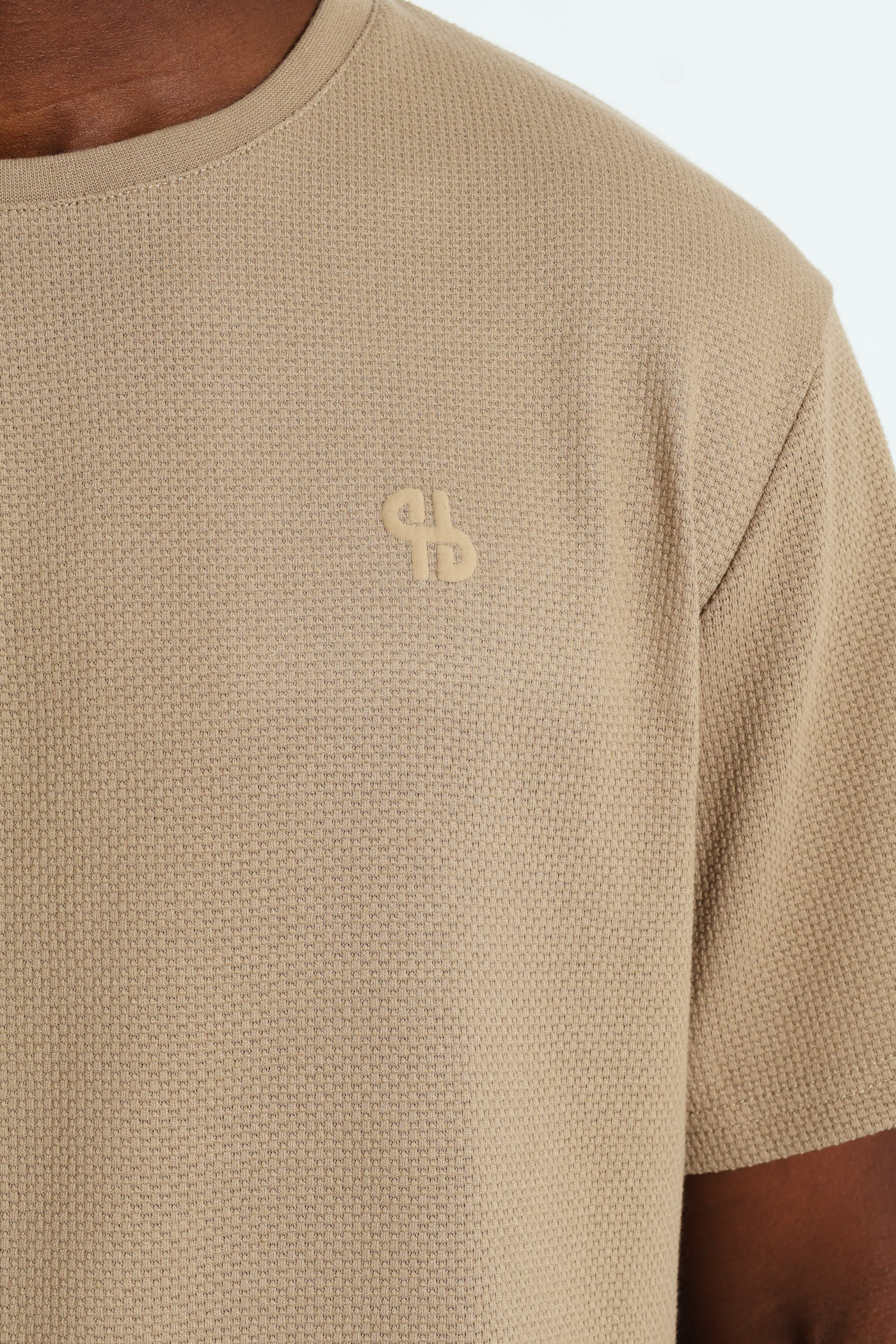 Pineapple Surf Int Crew Tee - Light Stone - Image 2