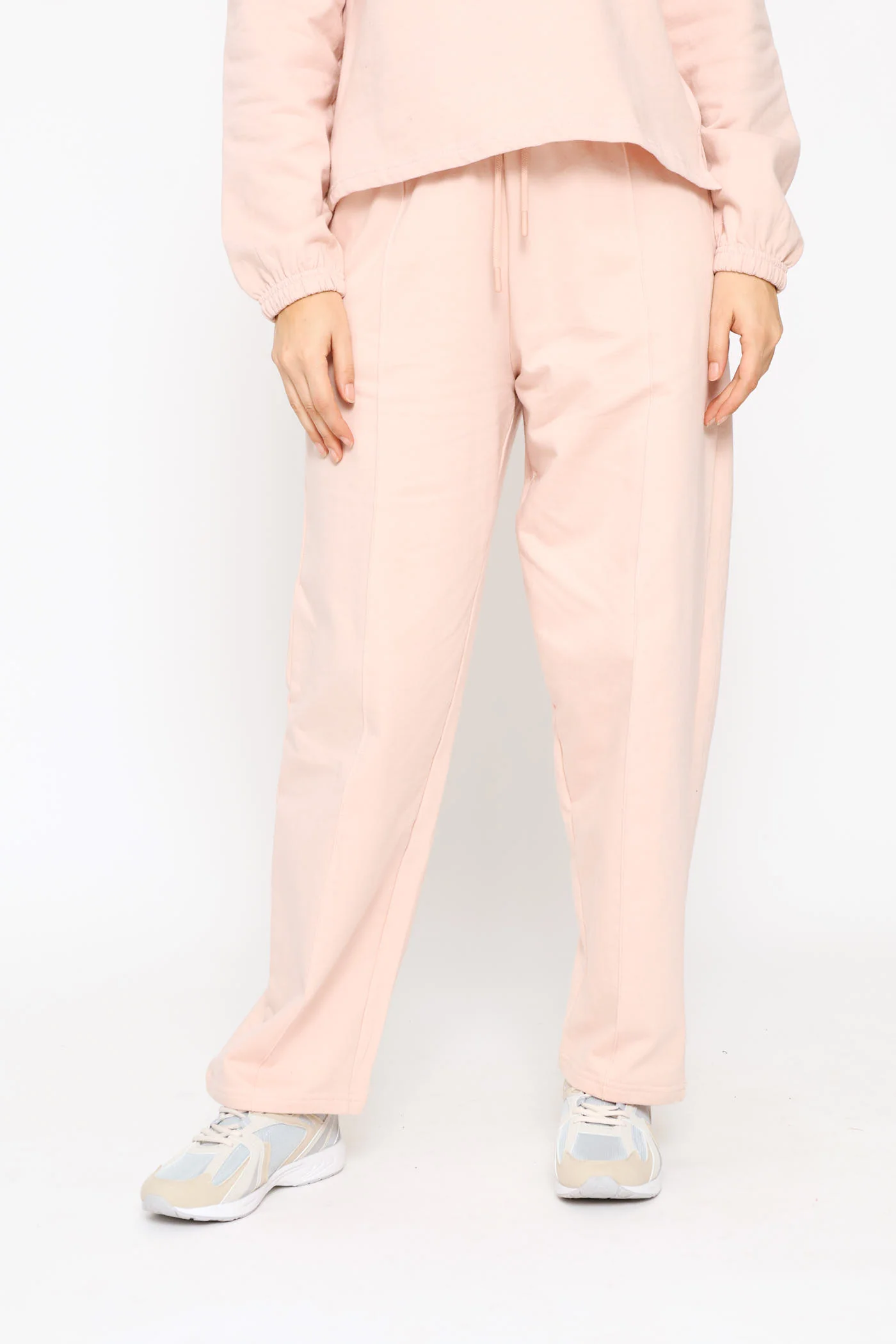 Pintuck Jogger - Light Pink - Image 3