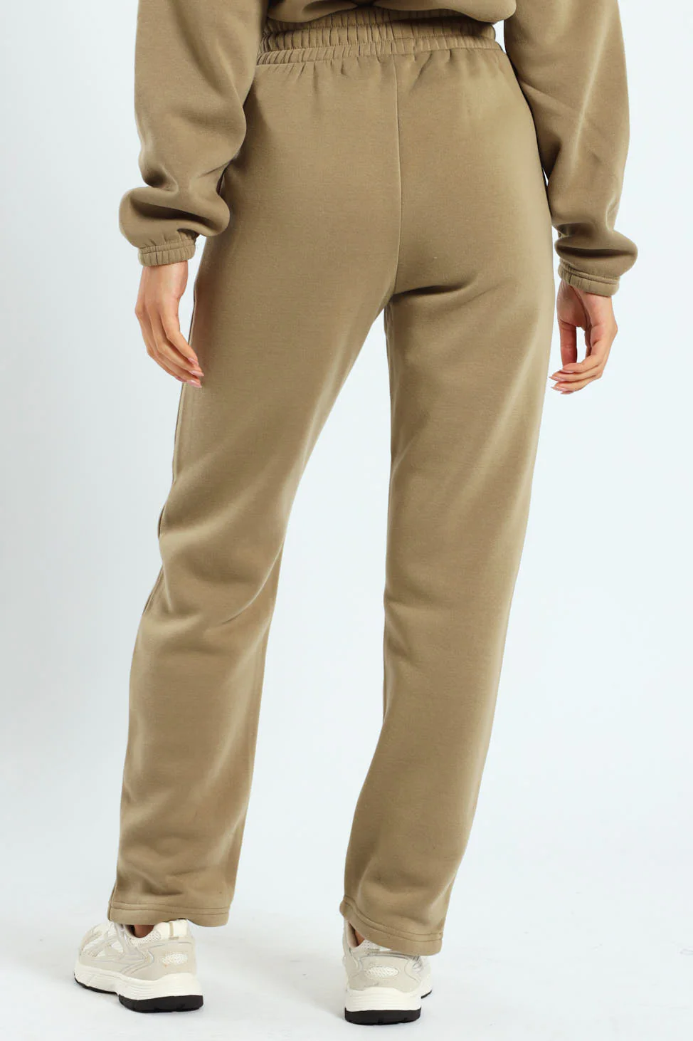 Pintuck Wideleg Jogger - Meadow Green - Image 4