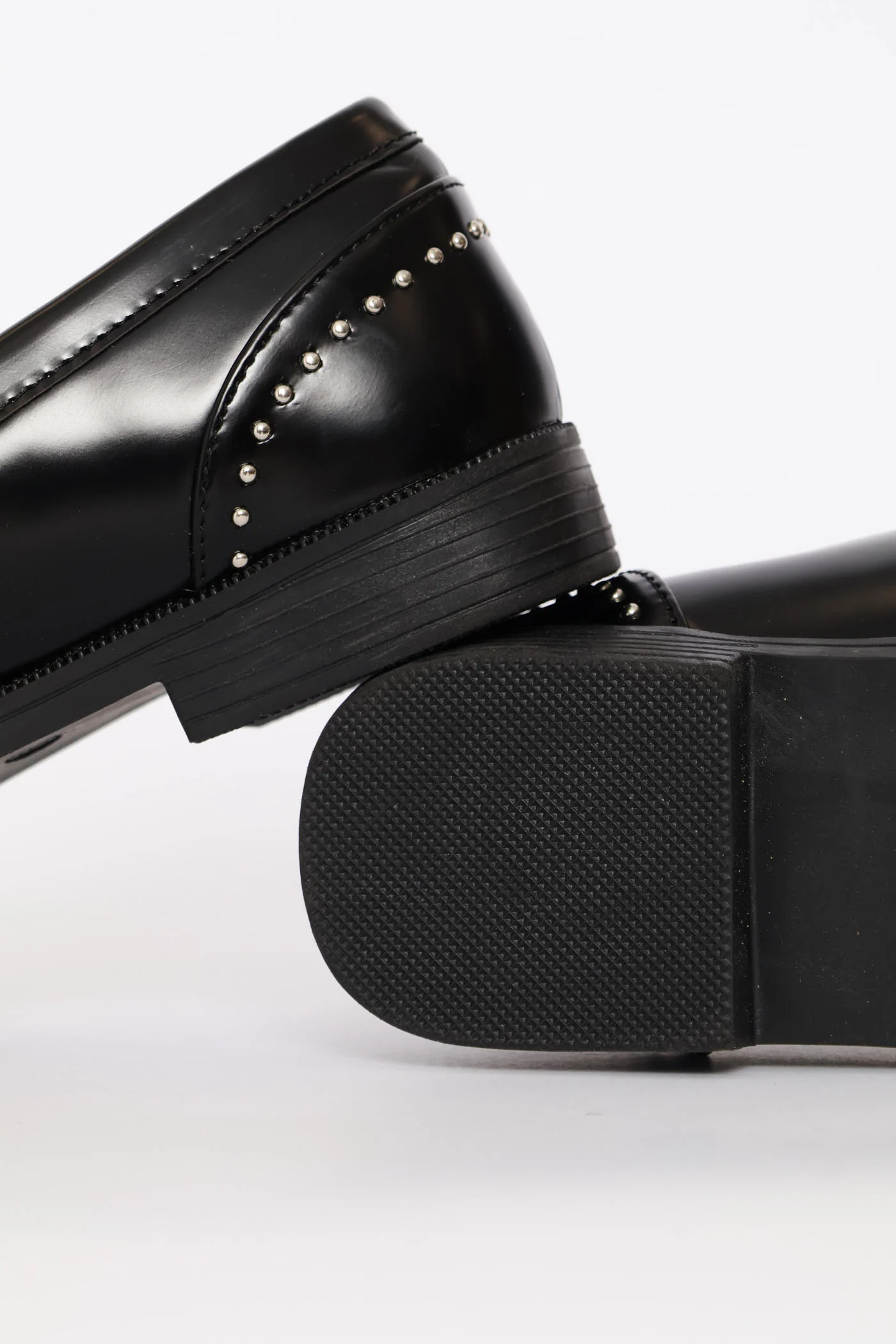 Piped Bow & Tassle Loafer - Black - Image 5