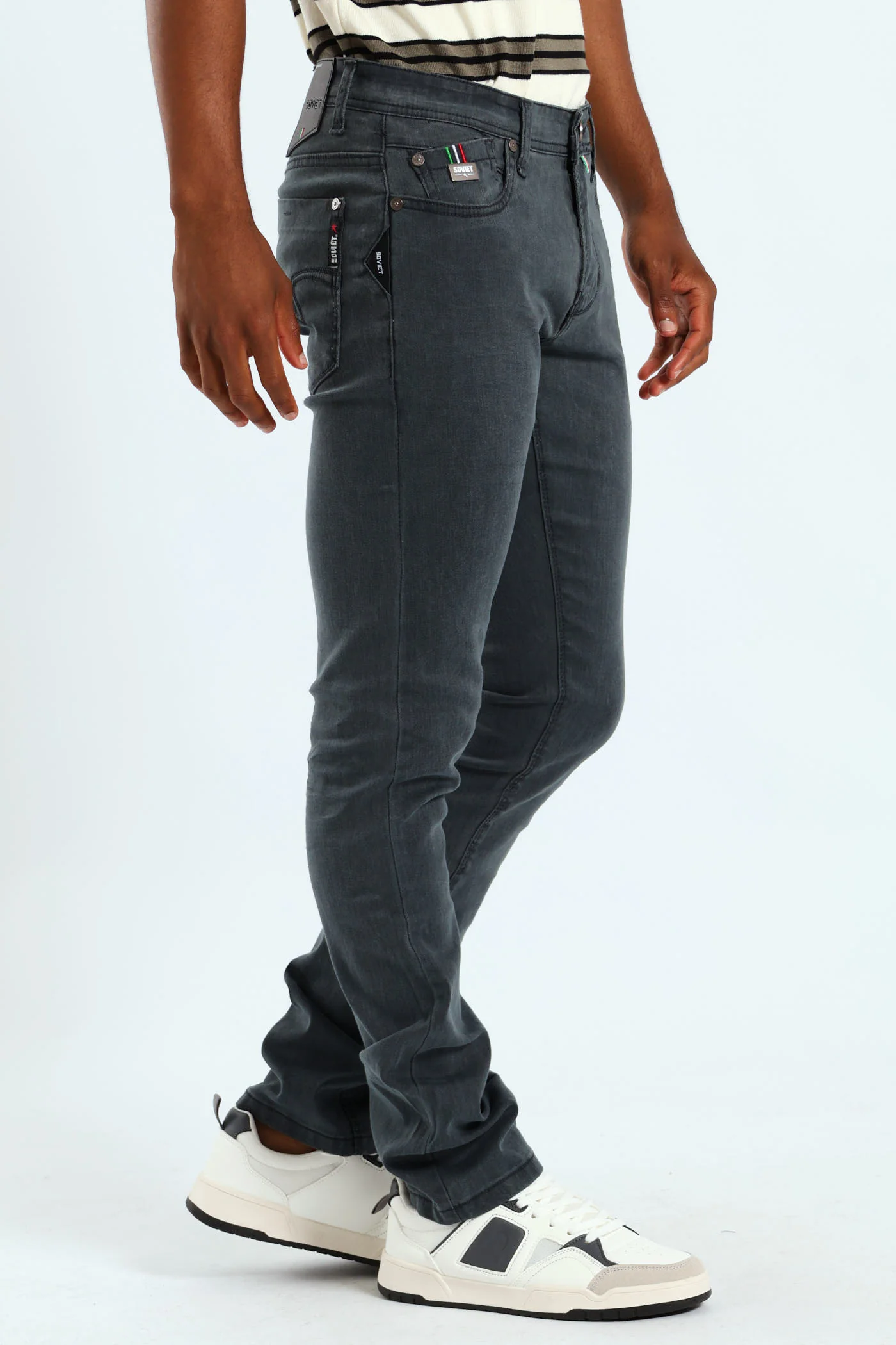 Pires Slim Denim - Slate - Image 2
