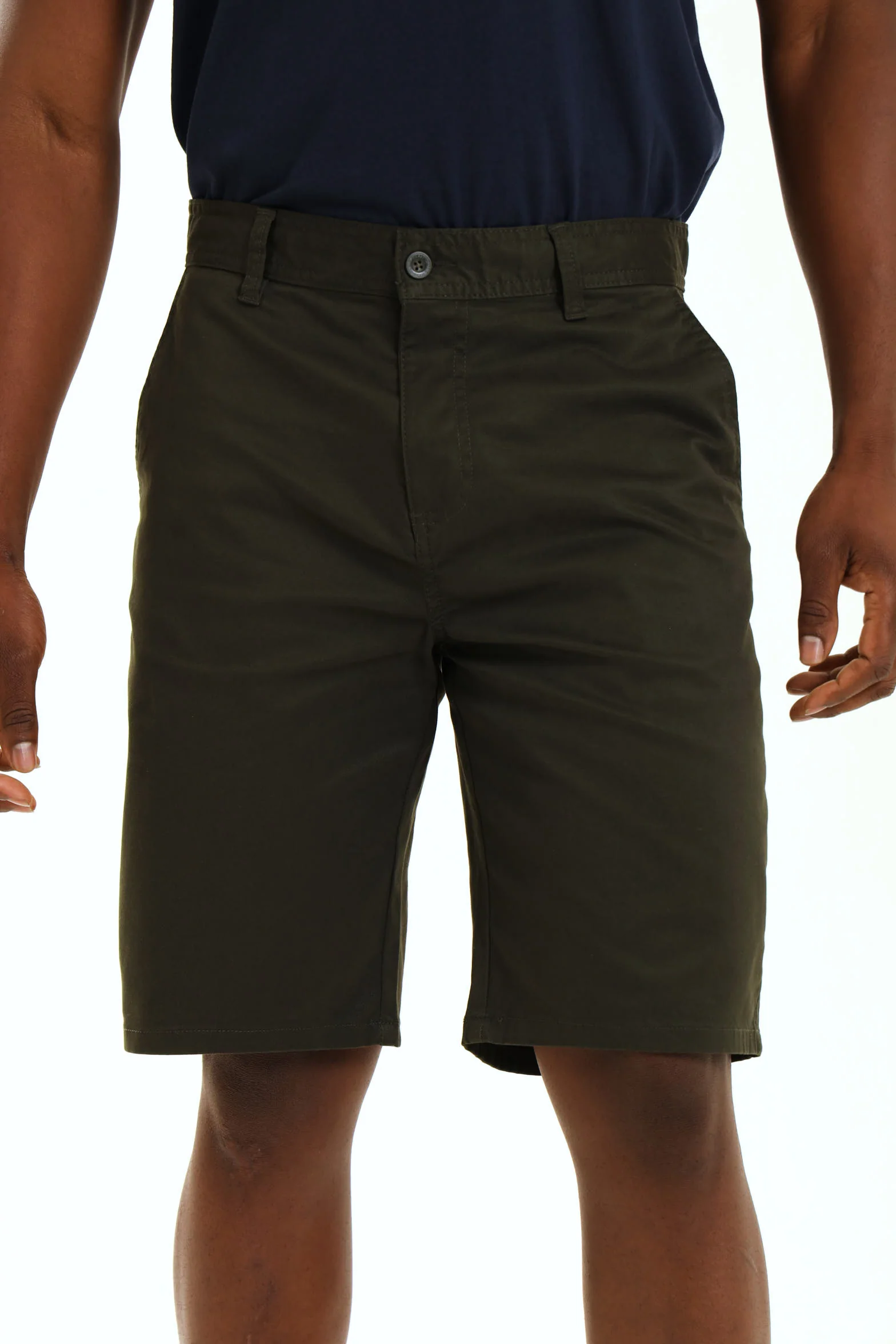 Plain Chino Short - Fatigue - Image 2