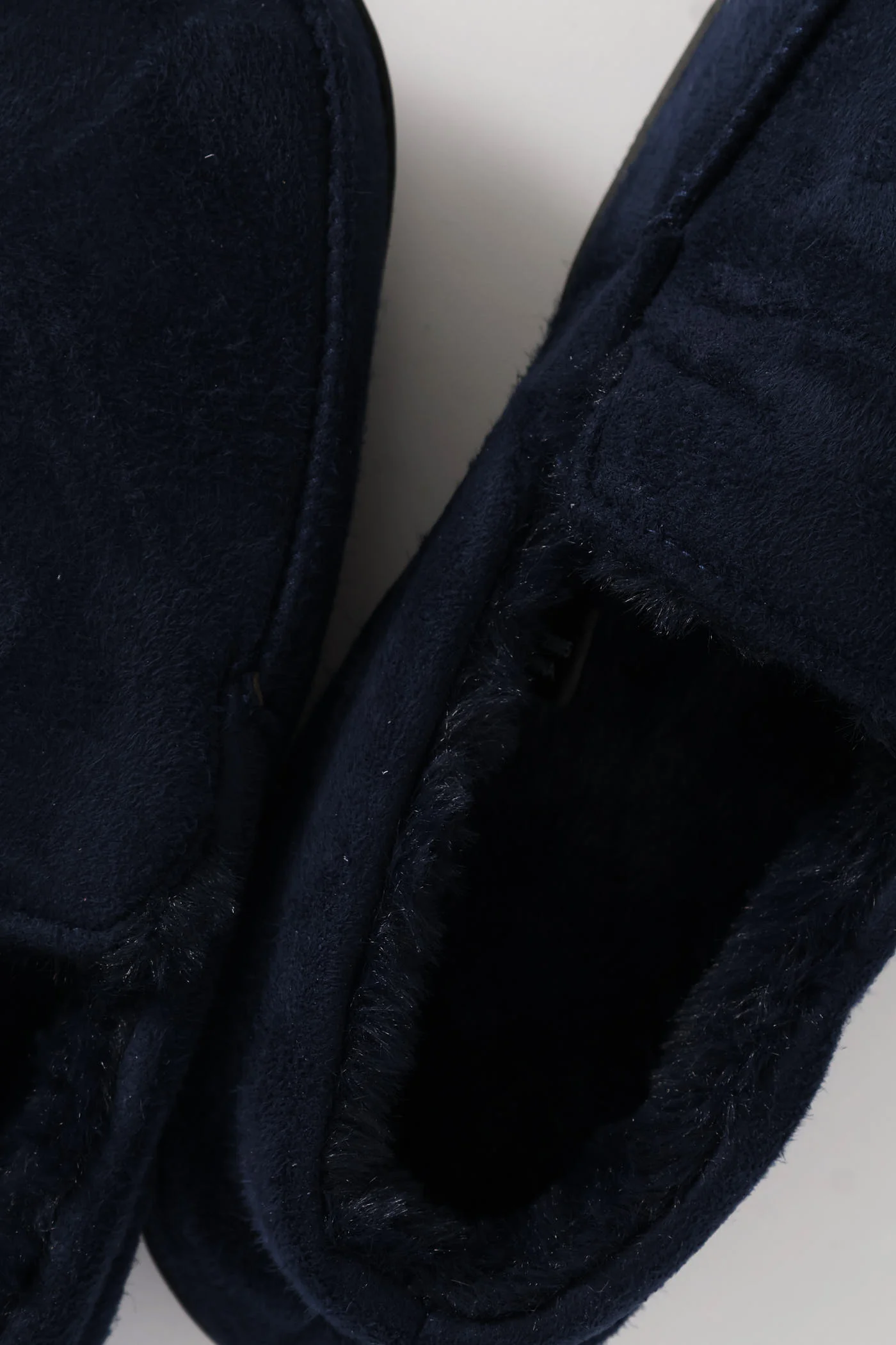 Plain Closed Back Slipper - Navy - Image 5