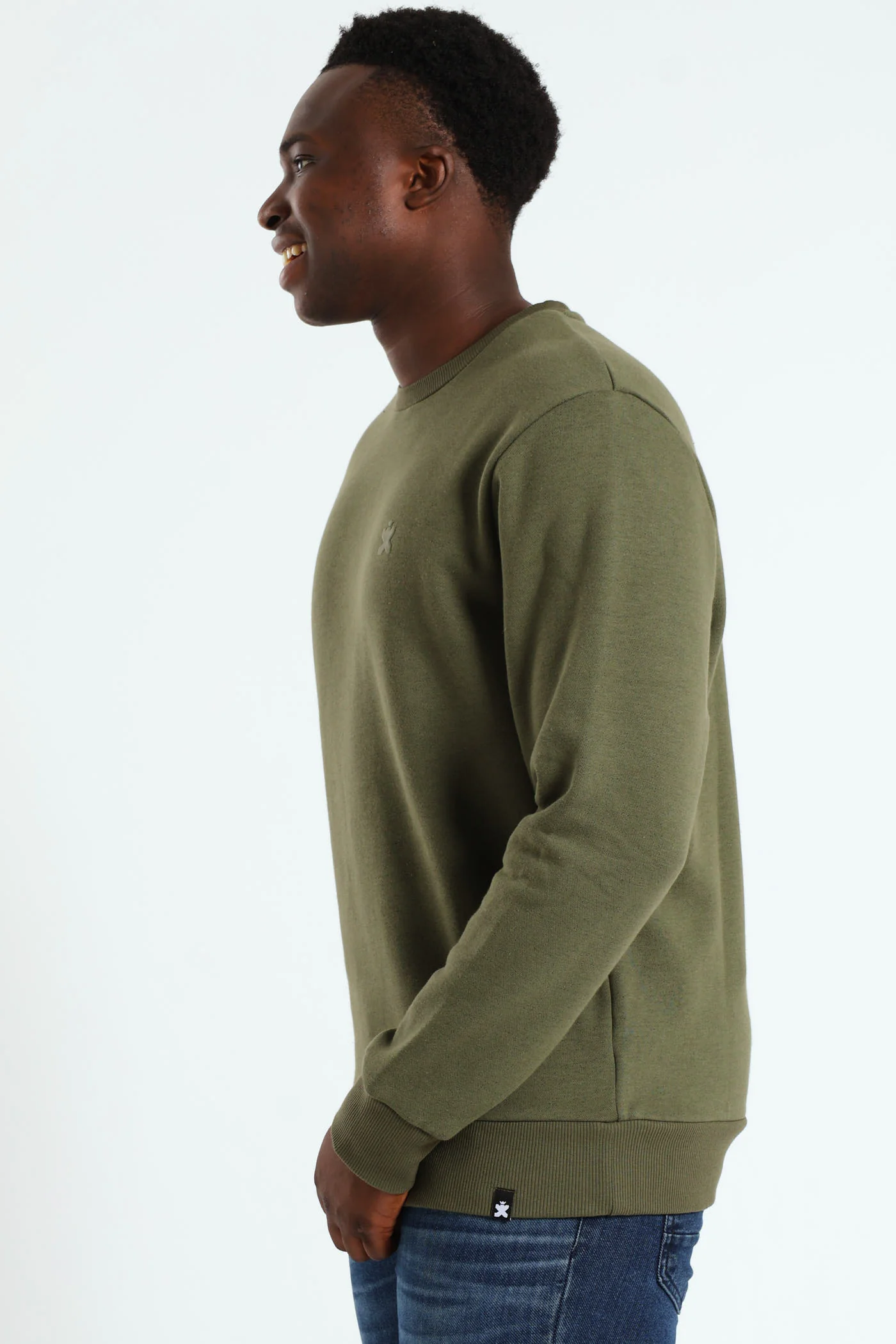 Plain Crew Fleece Top - Light Fatigue - Image 2