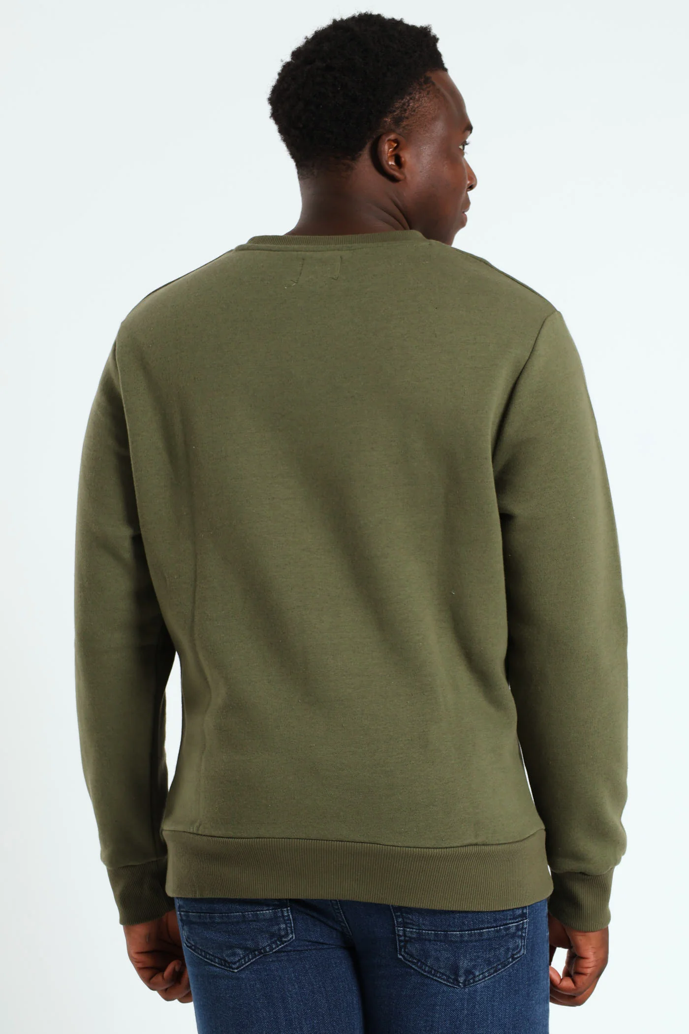 Plain Crew Fleece Top - Light Fatigue - Image 3
