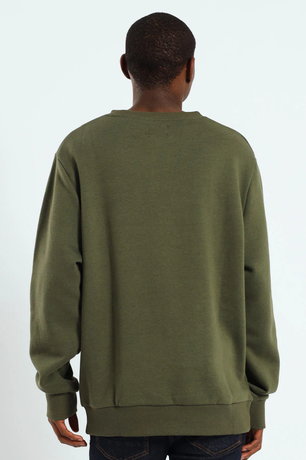 Plain Crew Fleece Top - Light Fatigue - Image 3