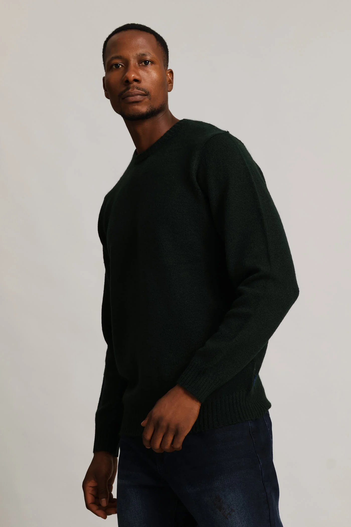 Plain Crew Knitwear - Green - Image 4