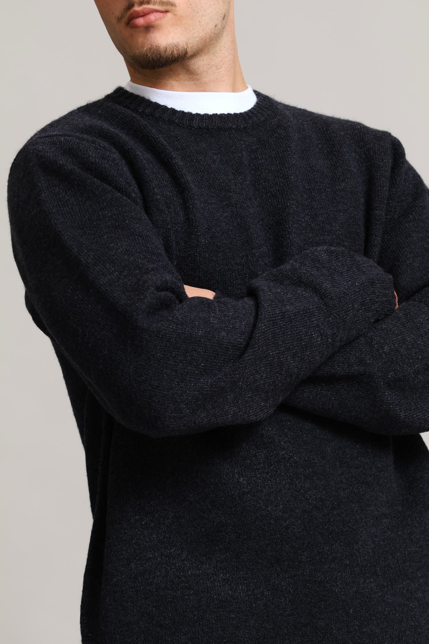Plain Crew Knitwear - Navy - Image 4