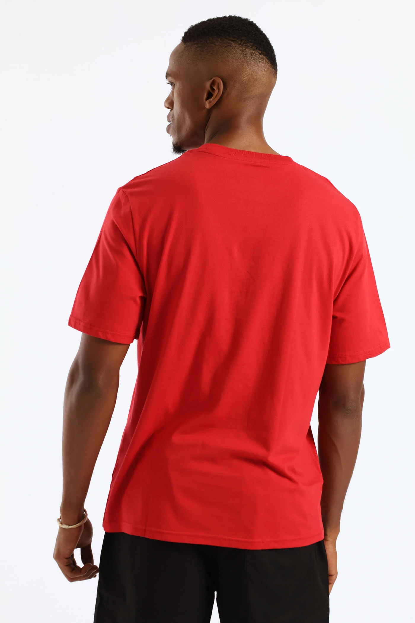 Plain Crew Tee - Dark Red - Image 5