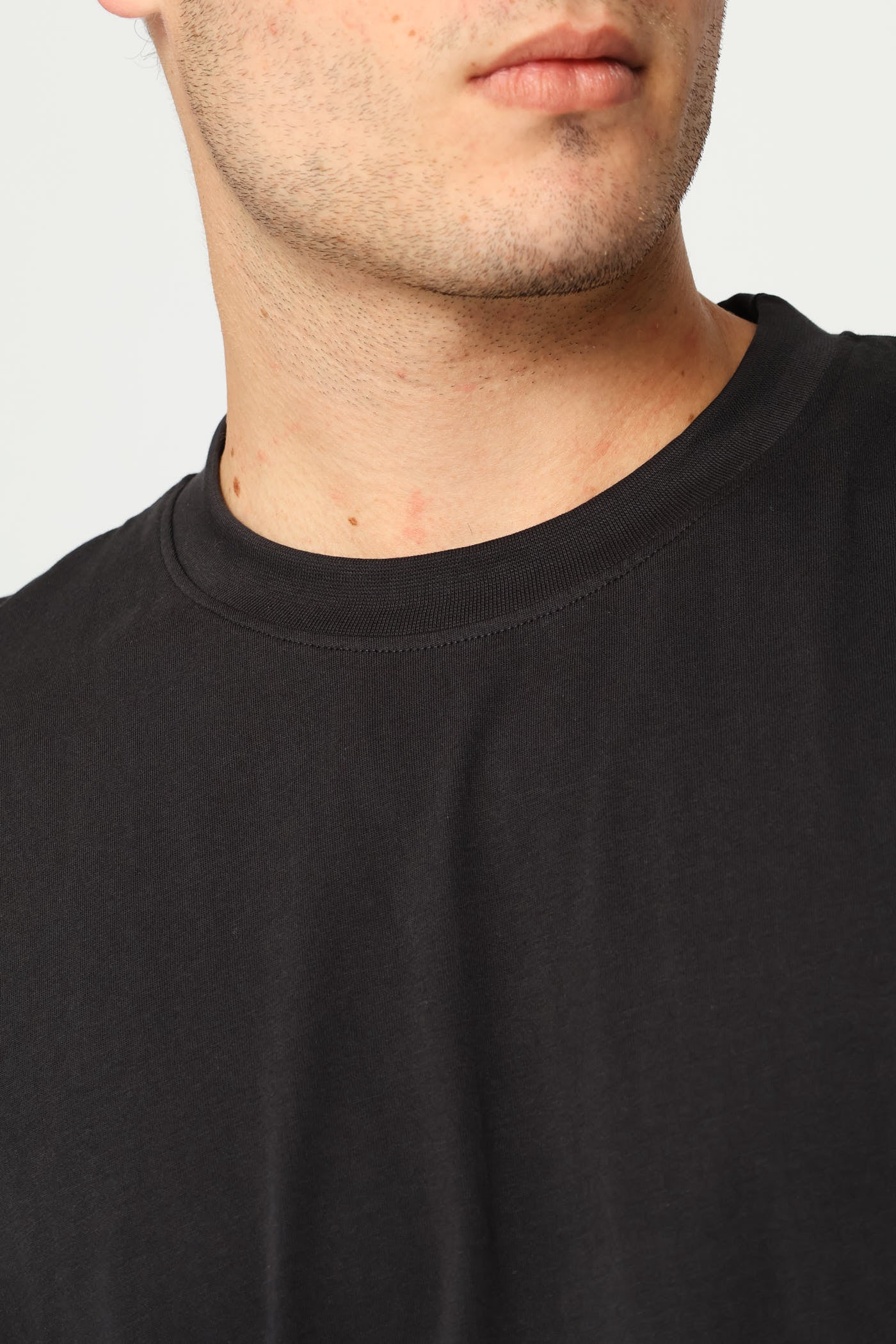 Plain Crew Tee - Gunmetal - Image 2