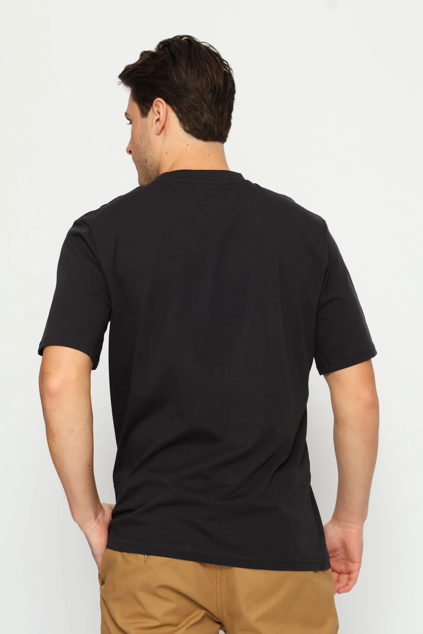 Plain Crew Tee - Gunmetal - Image 4