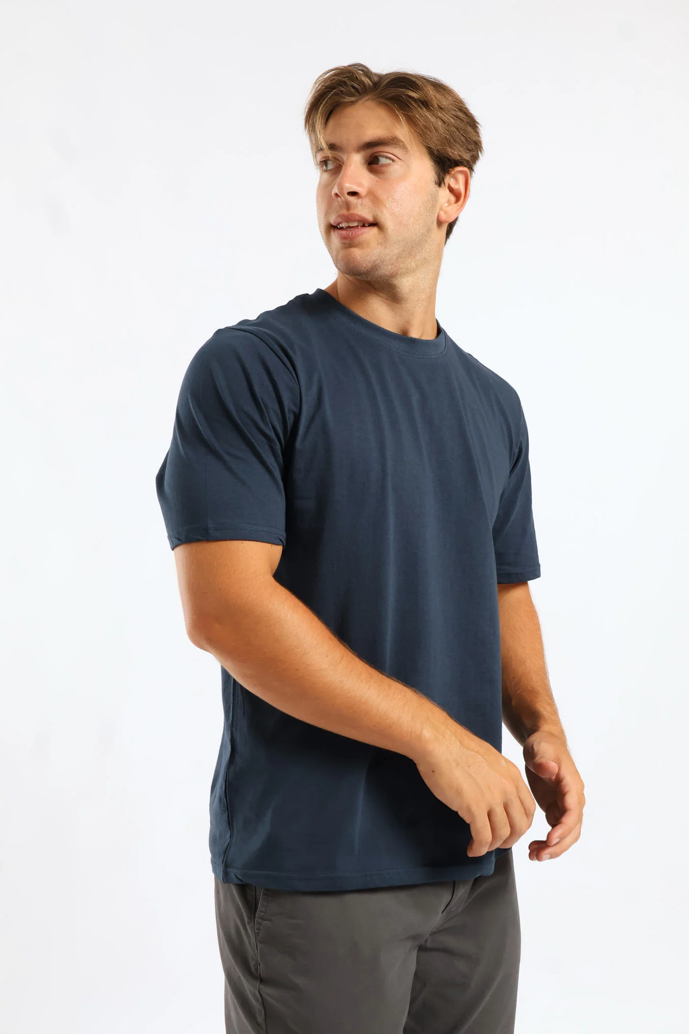 Plain Crew Tee - Petrol - Image 3