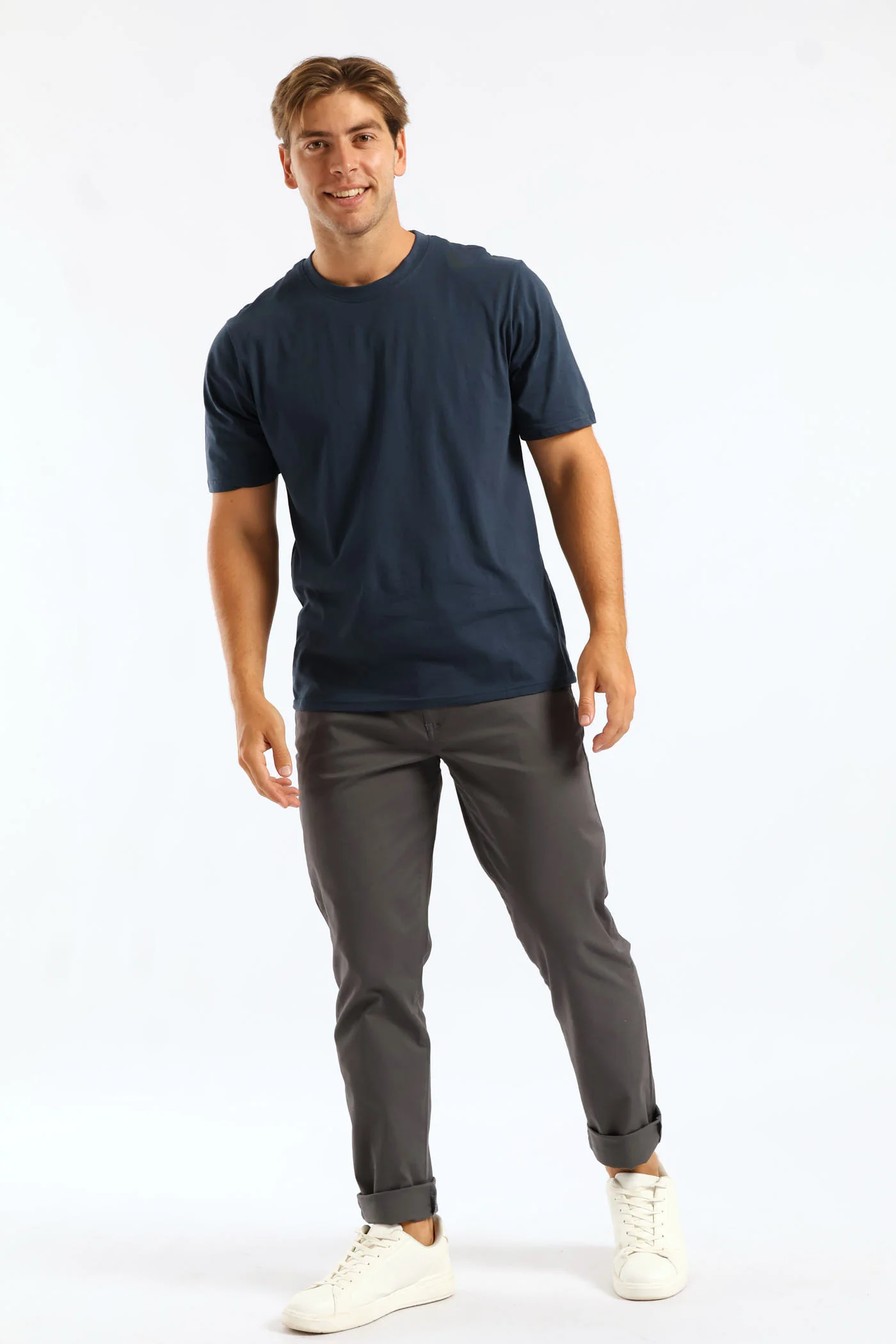 Plain Crew Tee - Petrol - Image 4