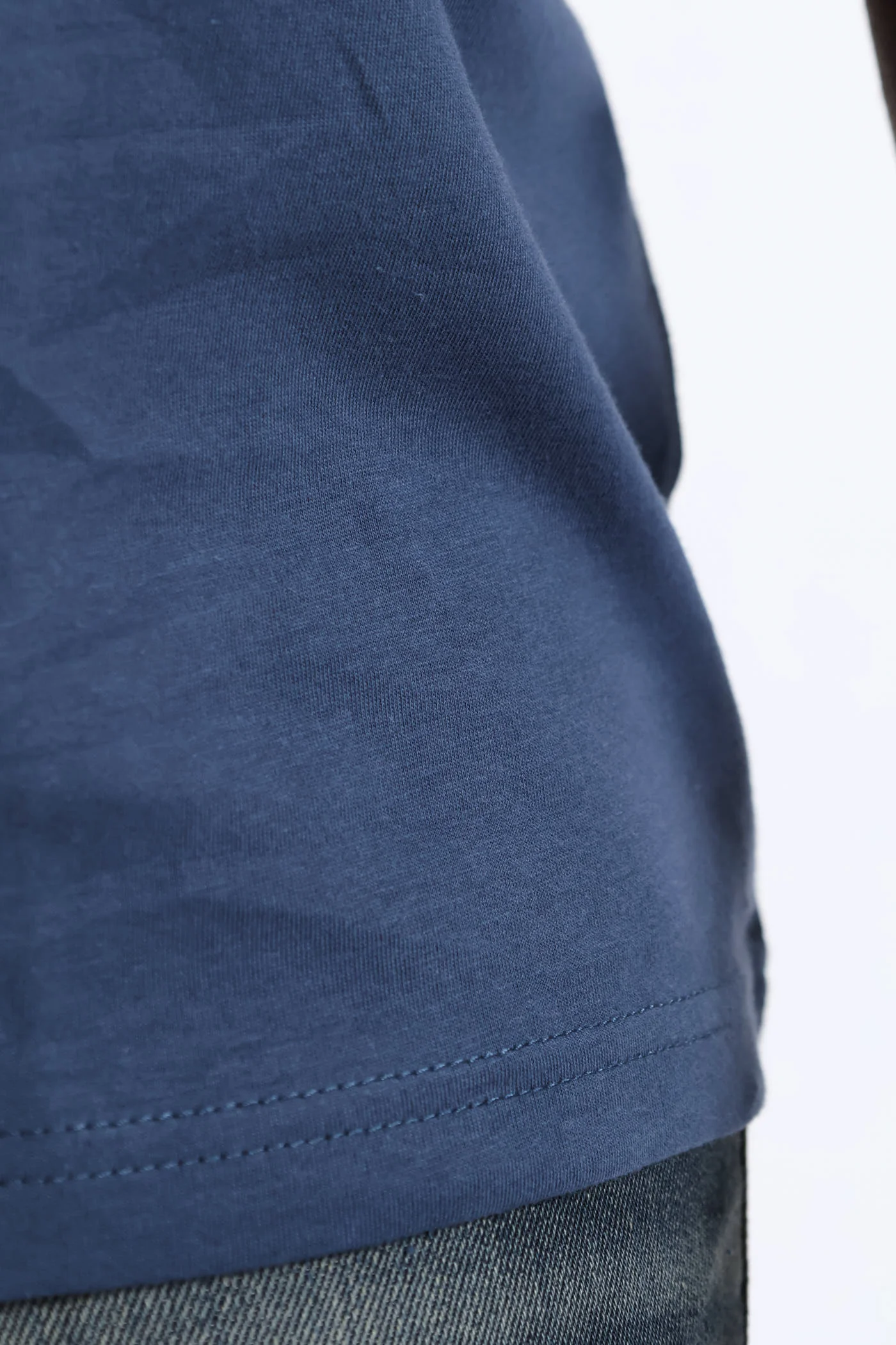 Plain Crew Tee - Teal - Image 4
