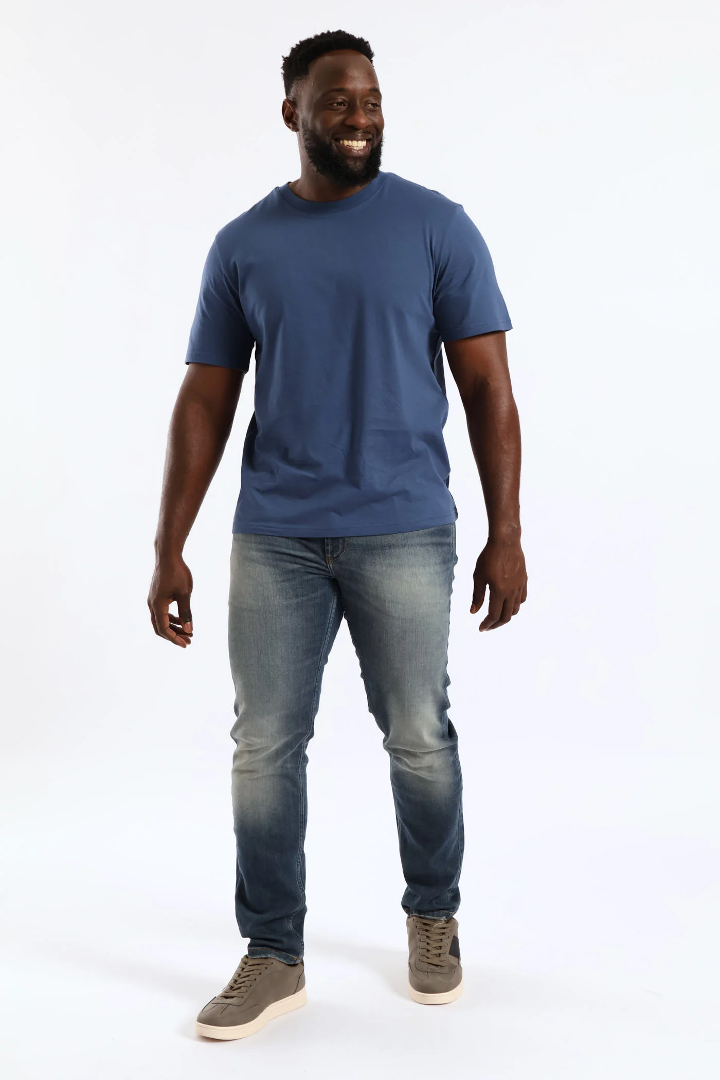 Plain Crew Tee - Teal - Image 5