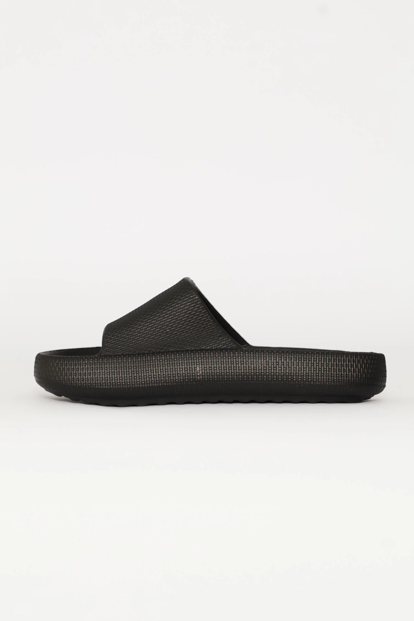 Plain Eva Mule Sandal - Black - Image 3