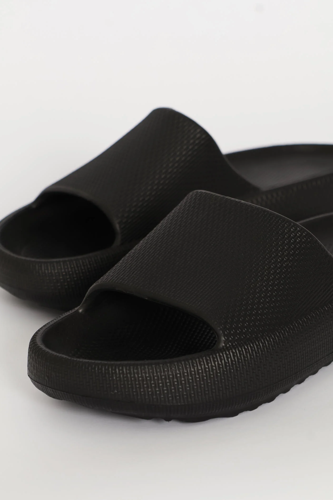 Plain Eva Mule Sandal - Black - Image 4