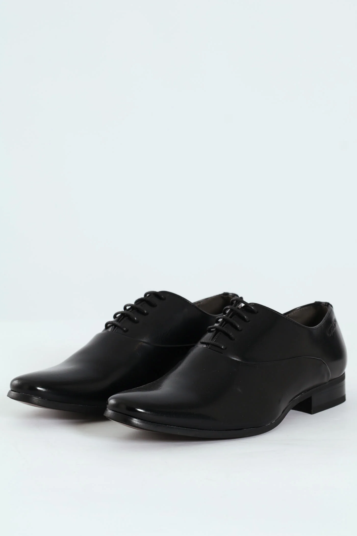 Plain Finish Oxford Shoe - Black - Image 3