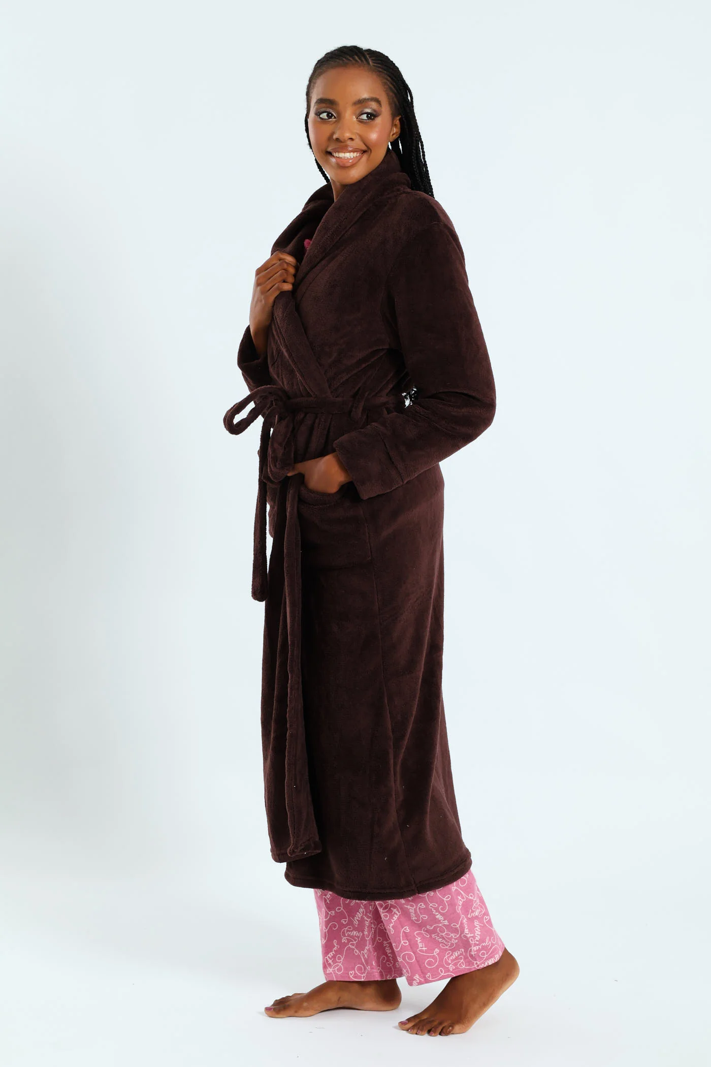 Plain Gown - Chocolate - Image 2