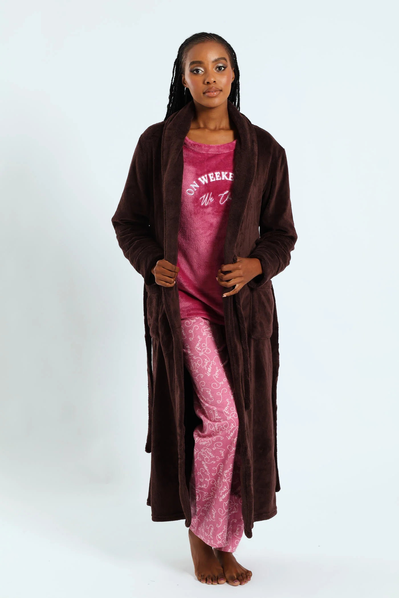 Plain Gown - Chocolate - Image 3