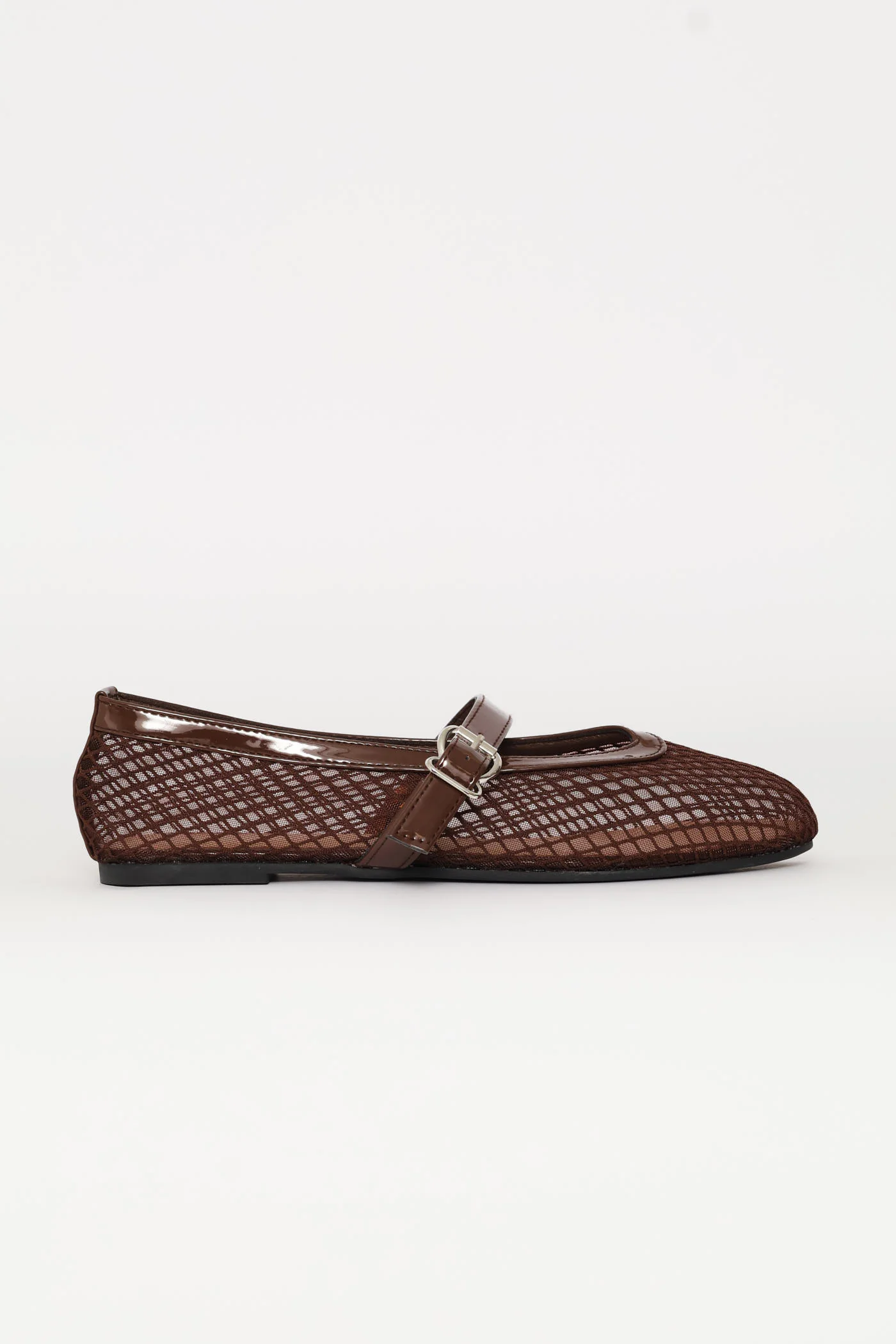 Plain Mesh Pump - Chocolate - Image 3