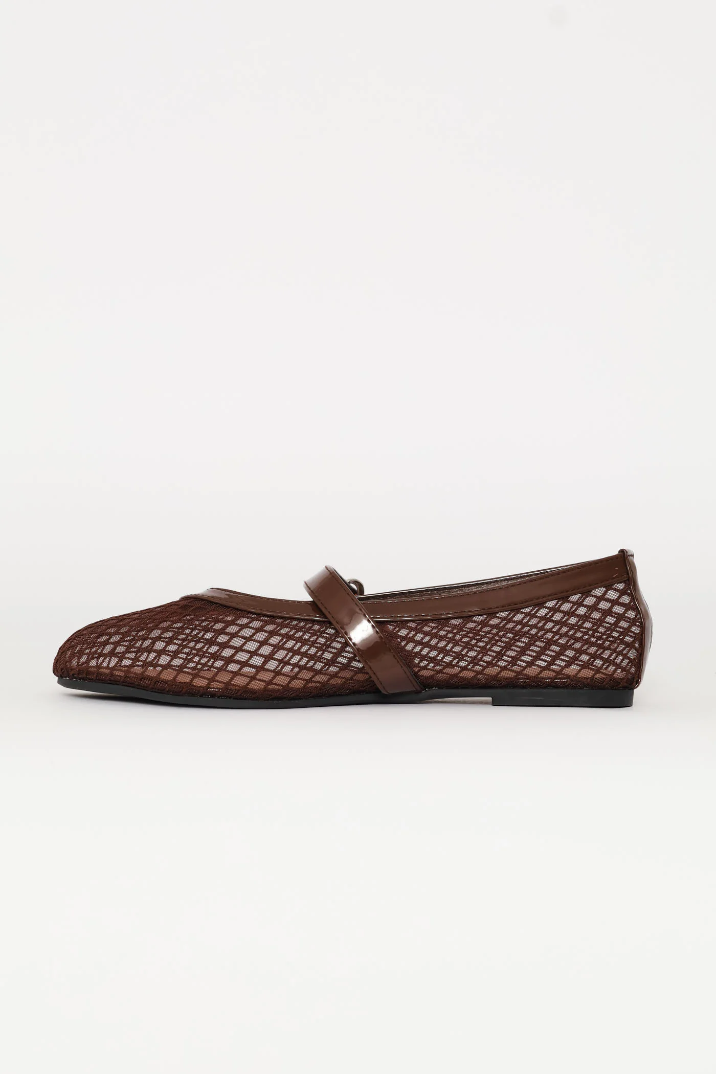 Plain Mesh Pump - Chocolate - Image 4