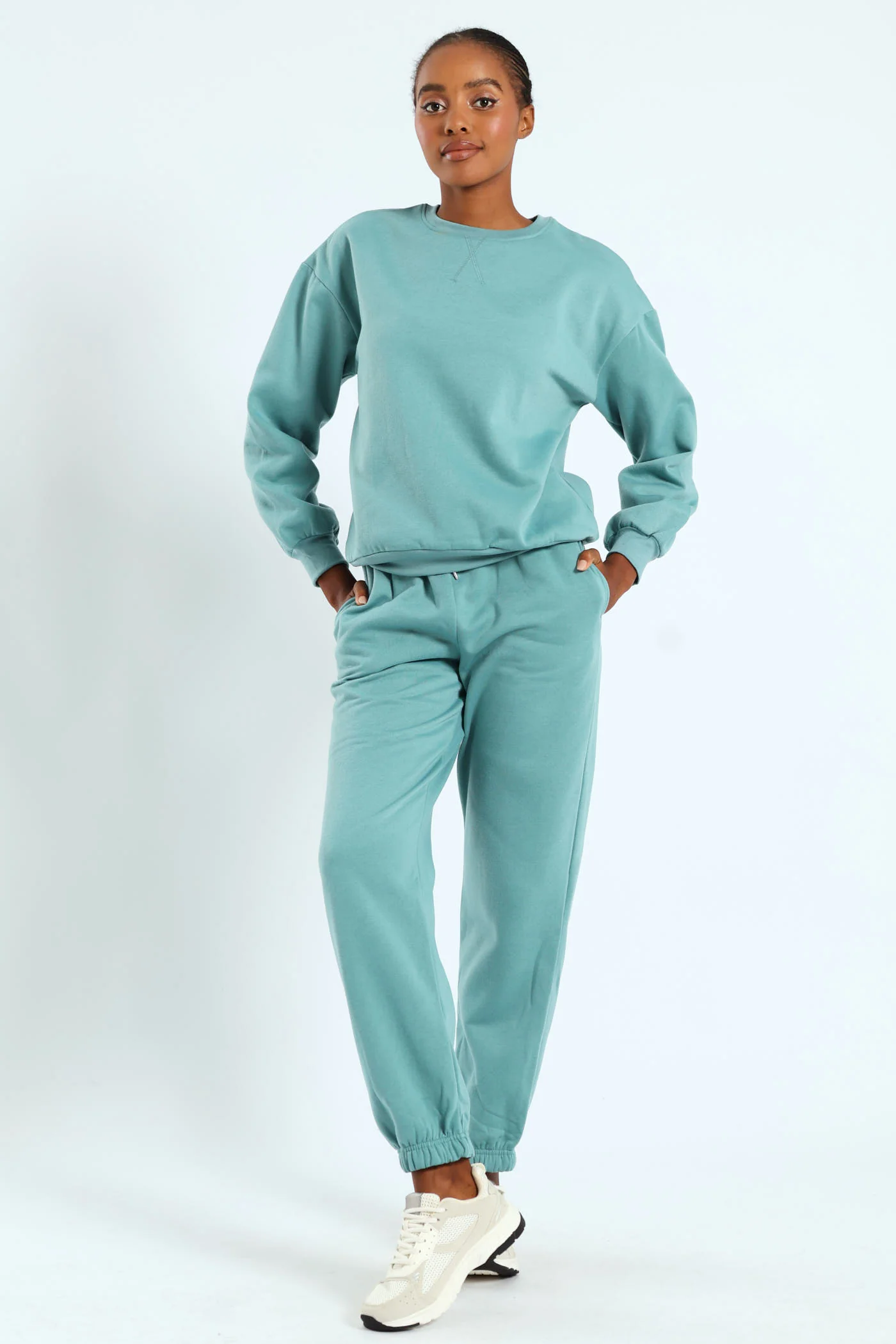 Plain Pullover - Dusty Blue - Image 3