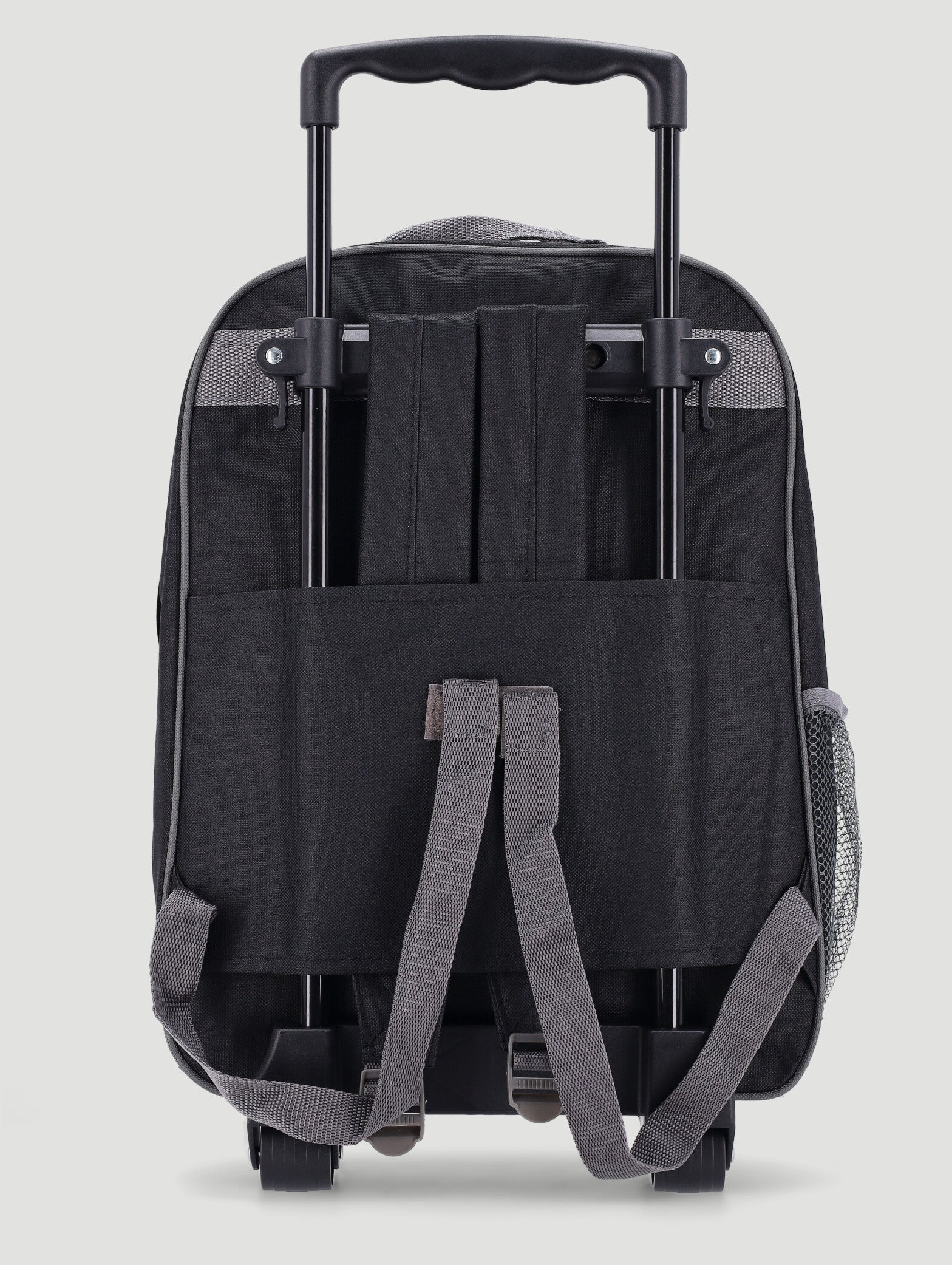 Plain School Large Trolley Bag - Black - Image 2
