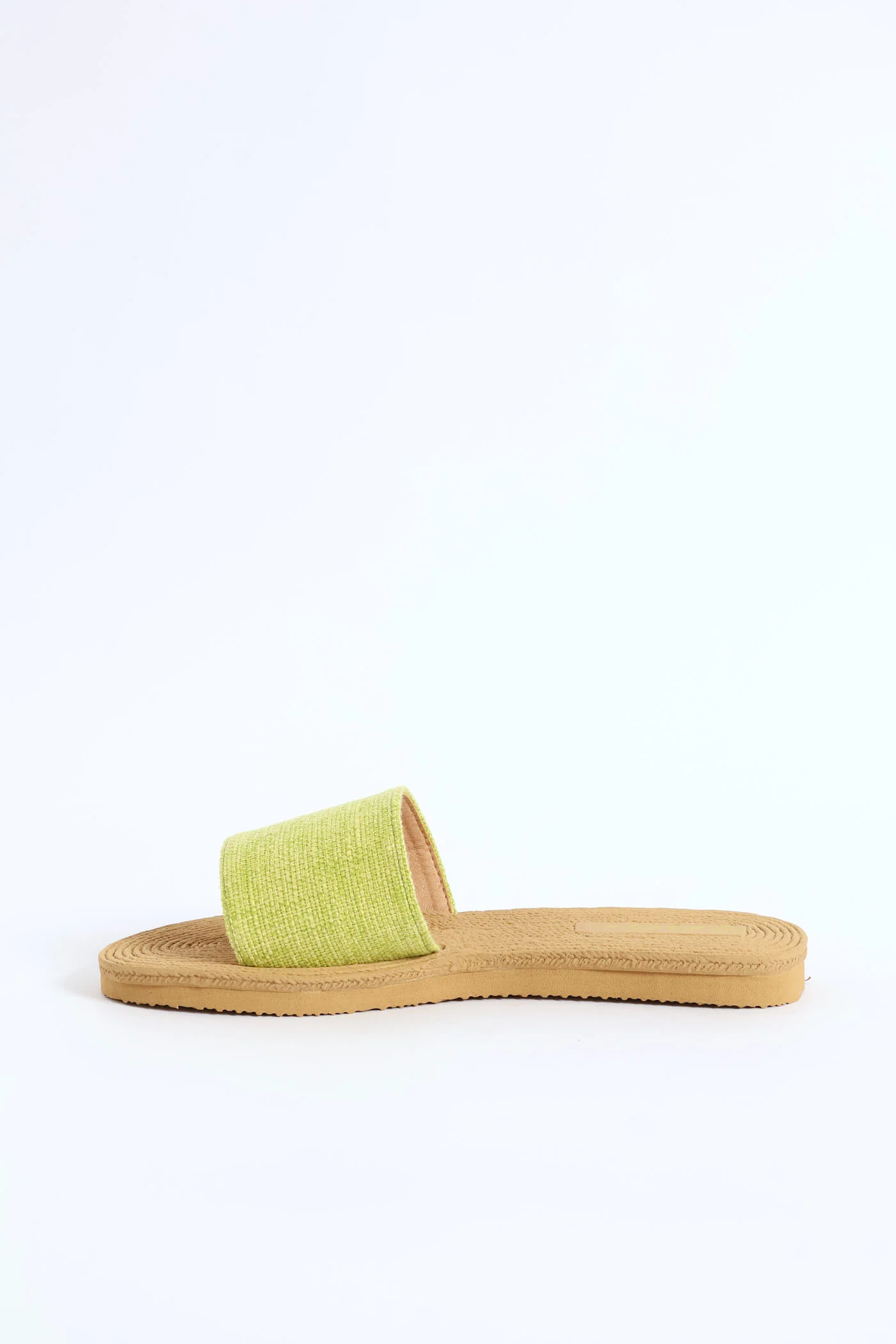 Plain Single Band Mule Sandal - Green - Image 4