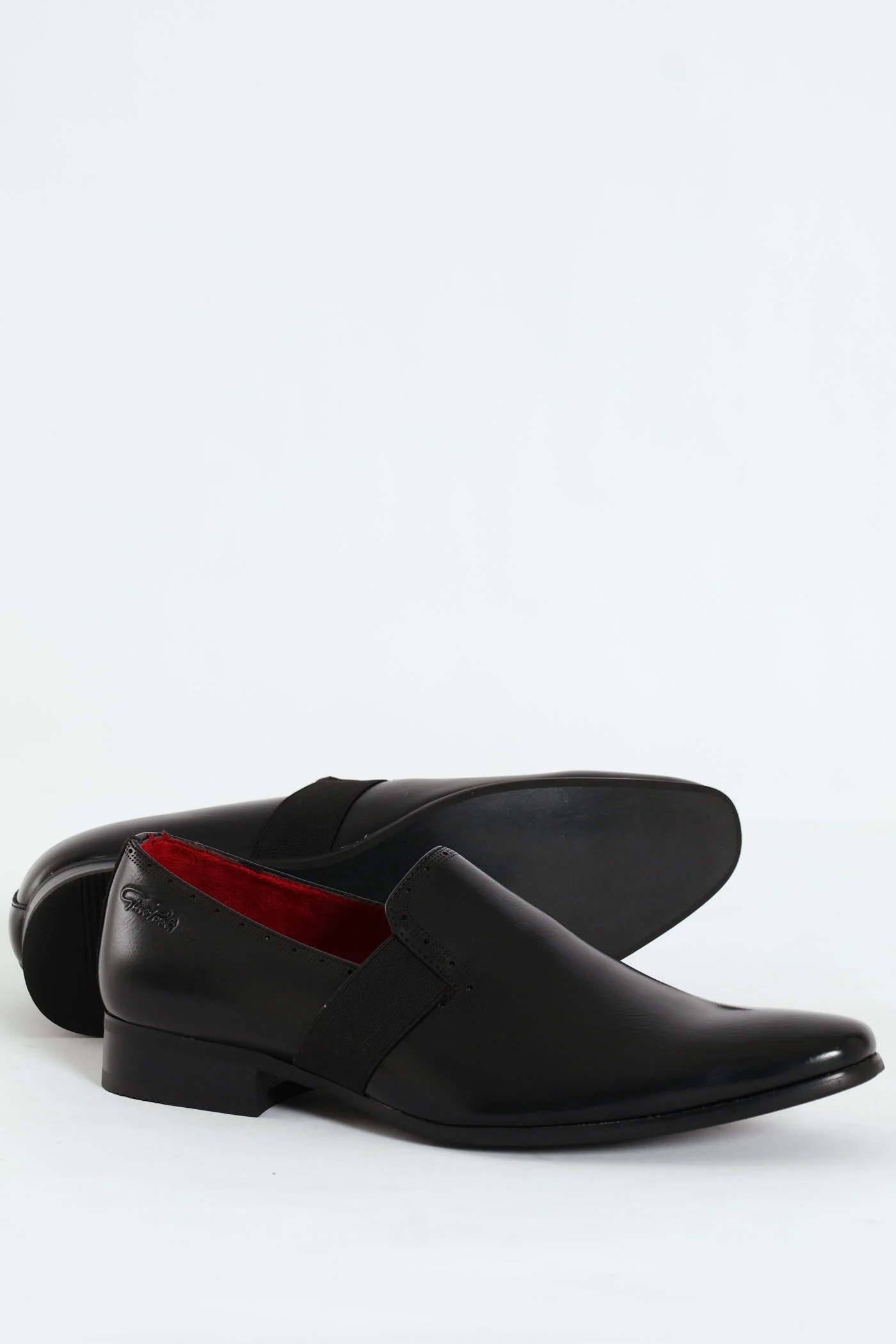 Plain Slip On With Side Gusset - Black - Image 4