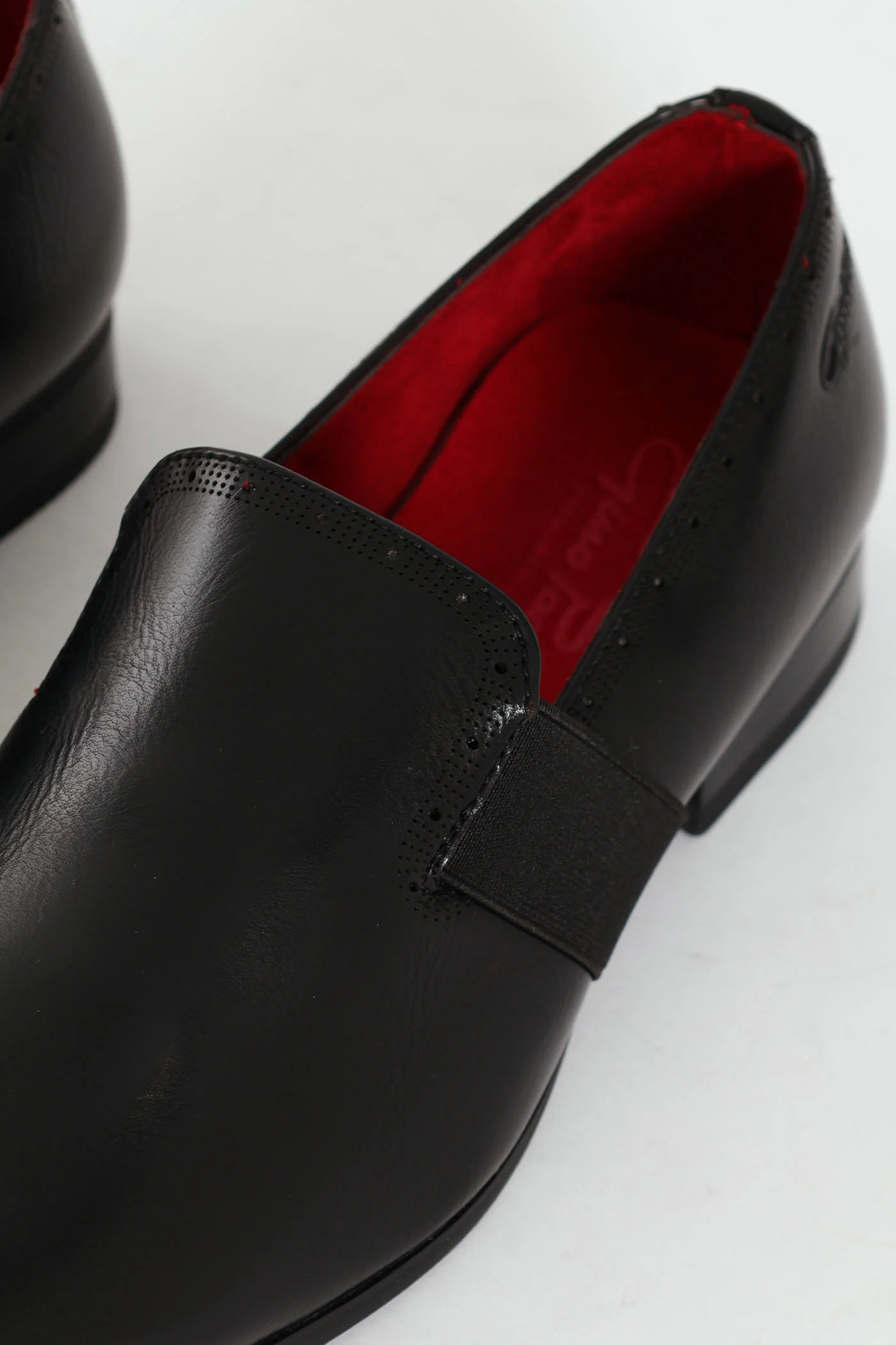 Plain Slip On With Side Gusset - Black - Image 5