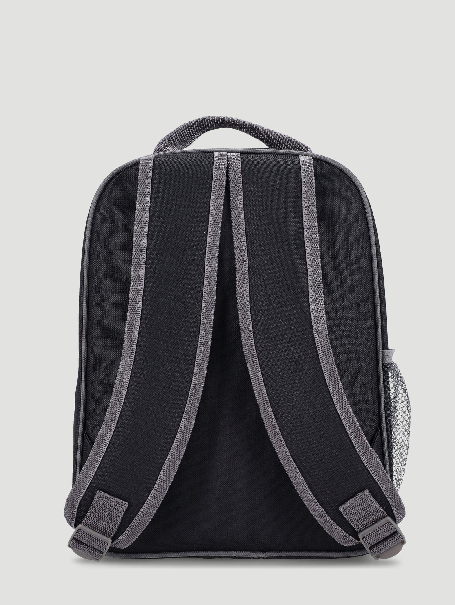 Plain Small School Backpack - Black - Image 2