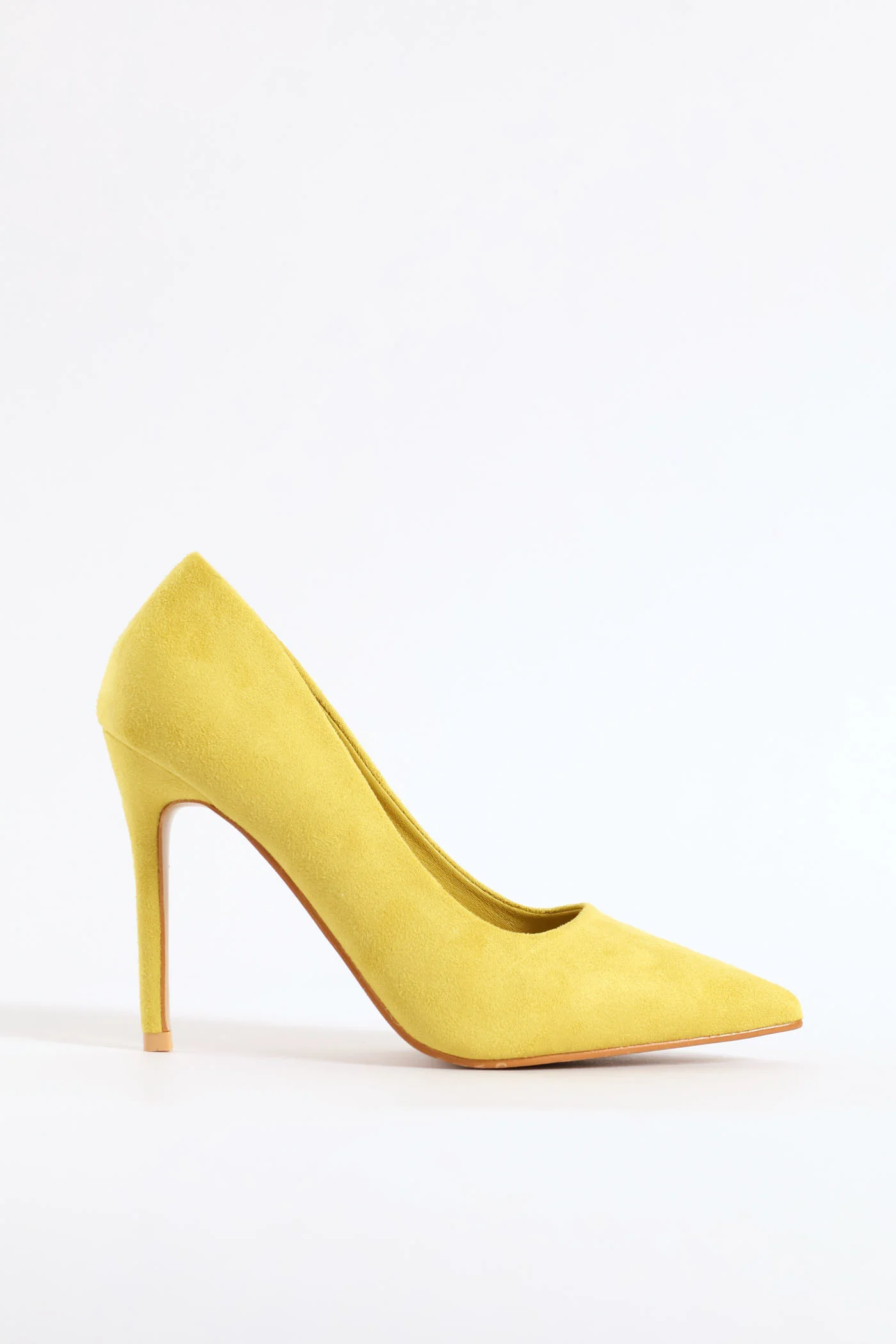 Plain Stiletto Fashion Court Heel - Chartreuse - Image 3