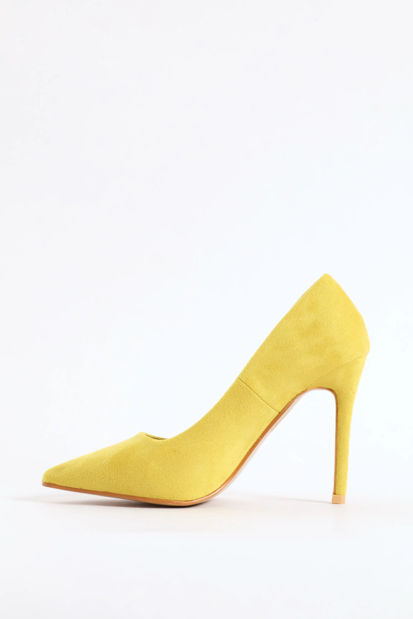 Plain Stiletto Fashion Court Heel - Chartreuse - Image 4