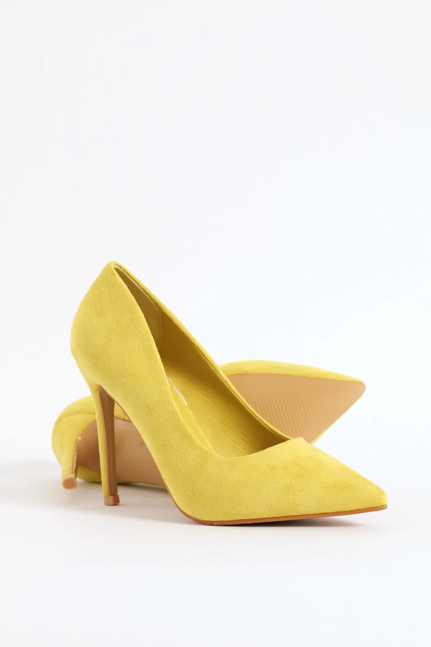 Plain Stiletto Fashion Court Heel - Chartreuse - Image 5