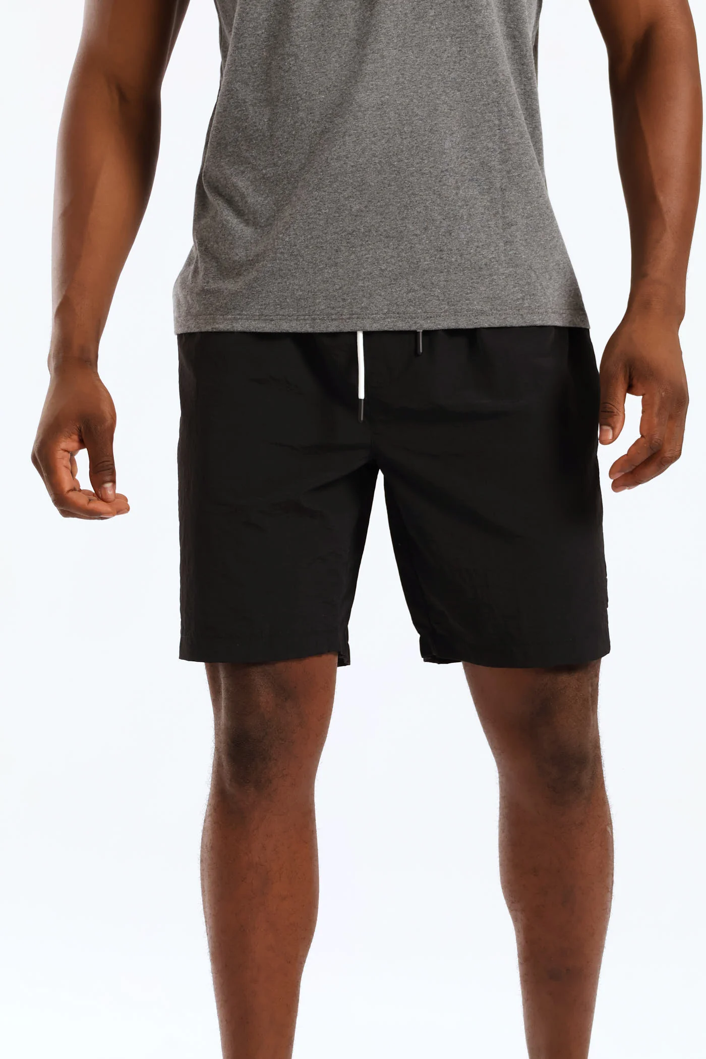 Plain Swim Short - Black - Image 2