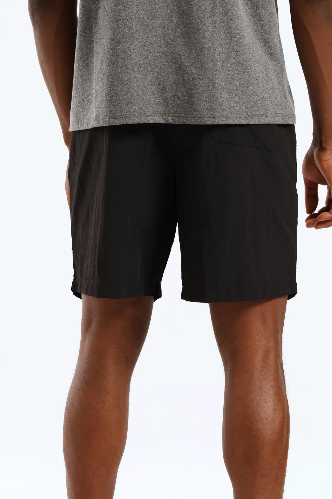 Plain Swim Short - Black - Image 4