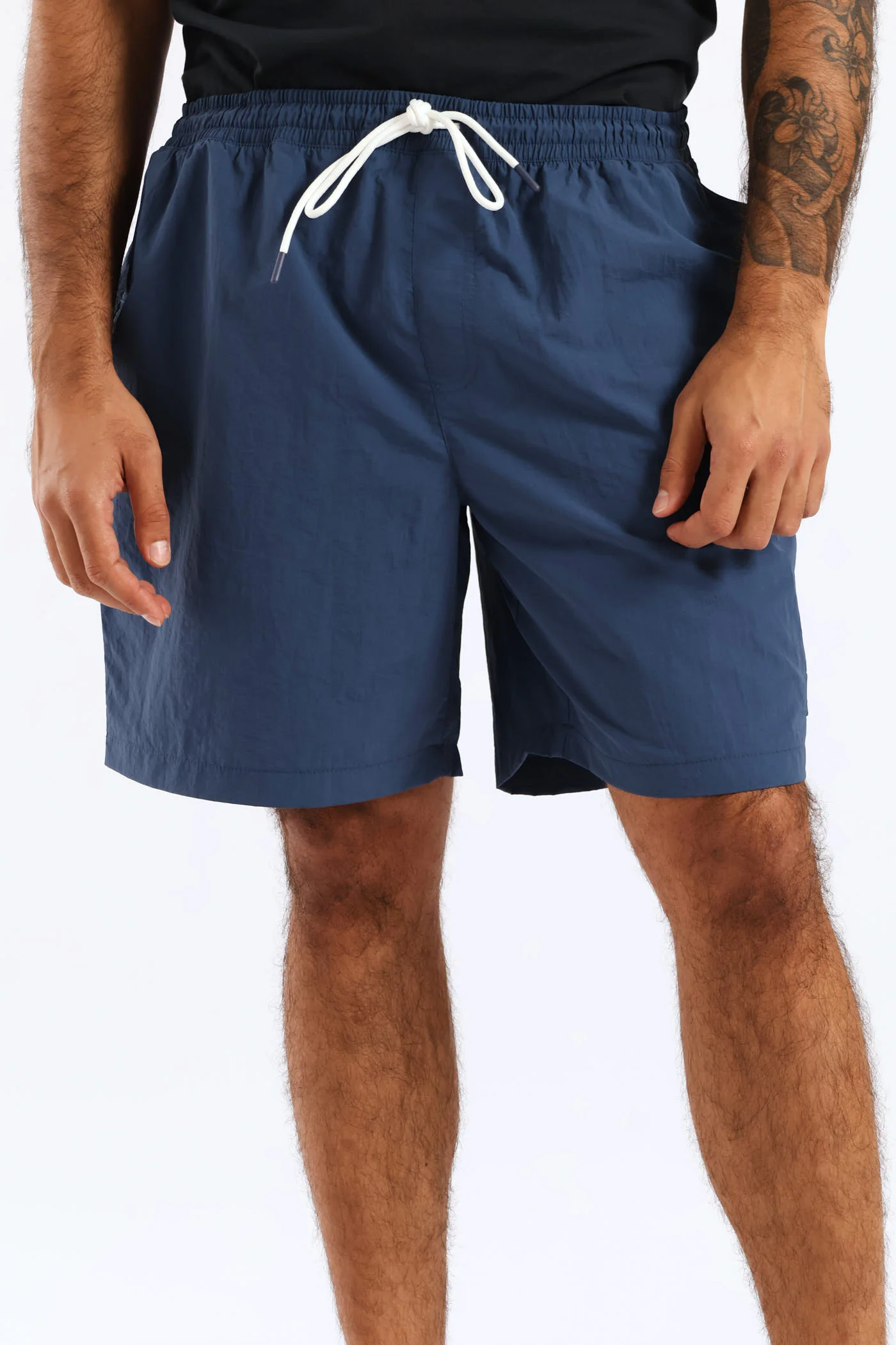 Plain Swim Short - Steel Blue - Image 3