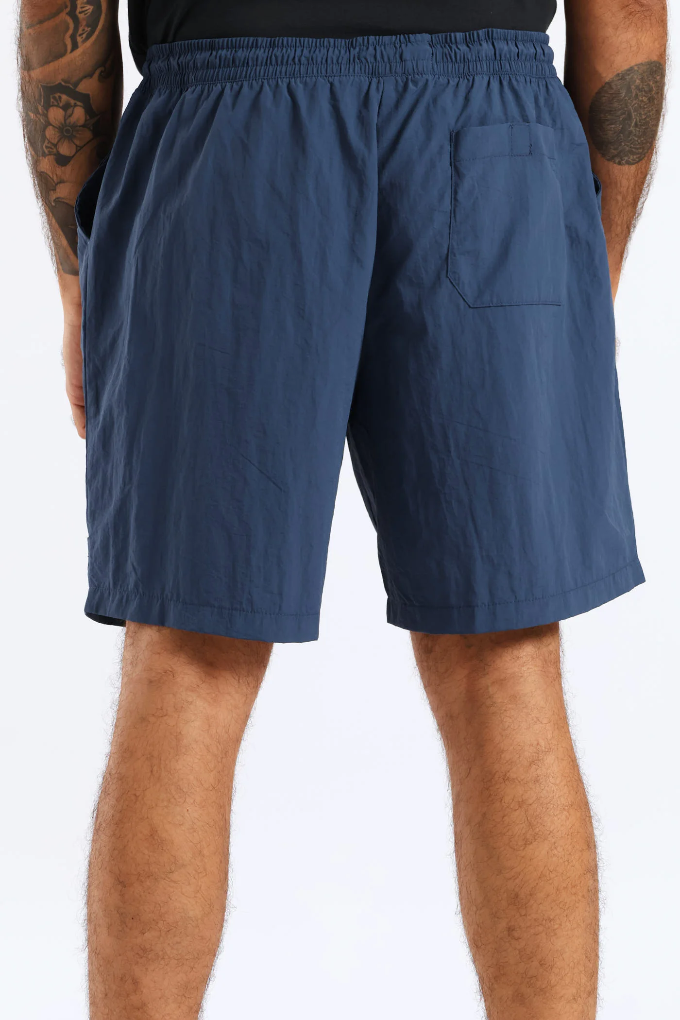 Plain Swim Short - Steel Blue - Image 4