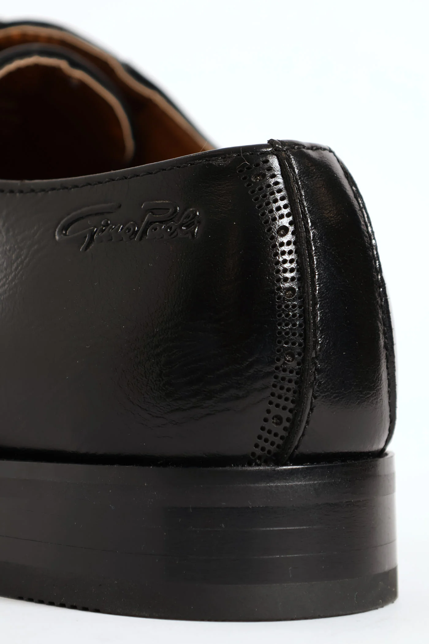 Plain Toe Smart Derby Shoe - Black - Image 6