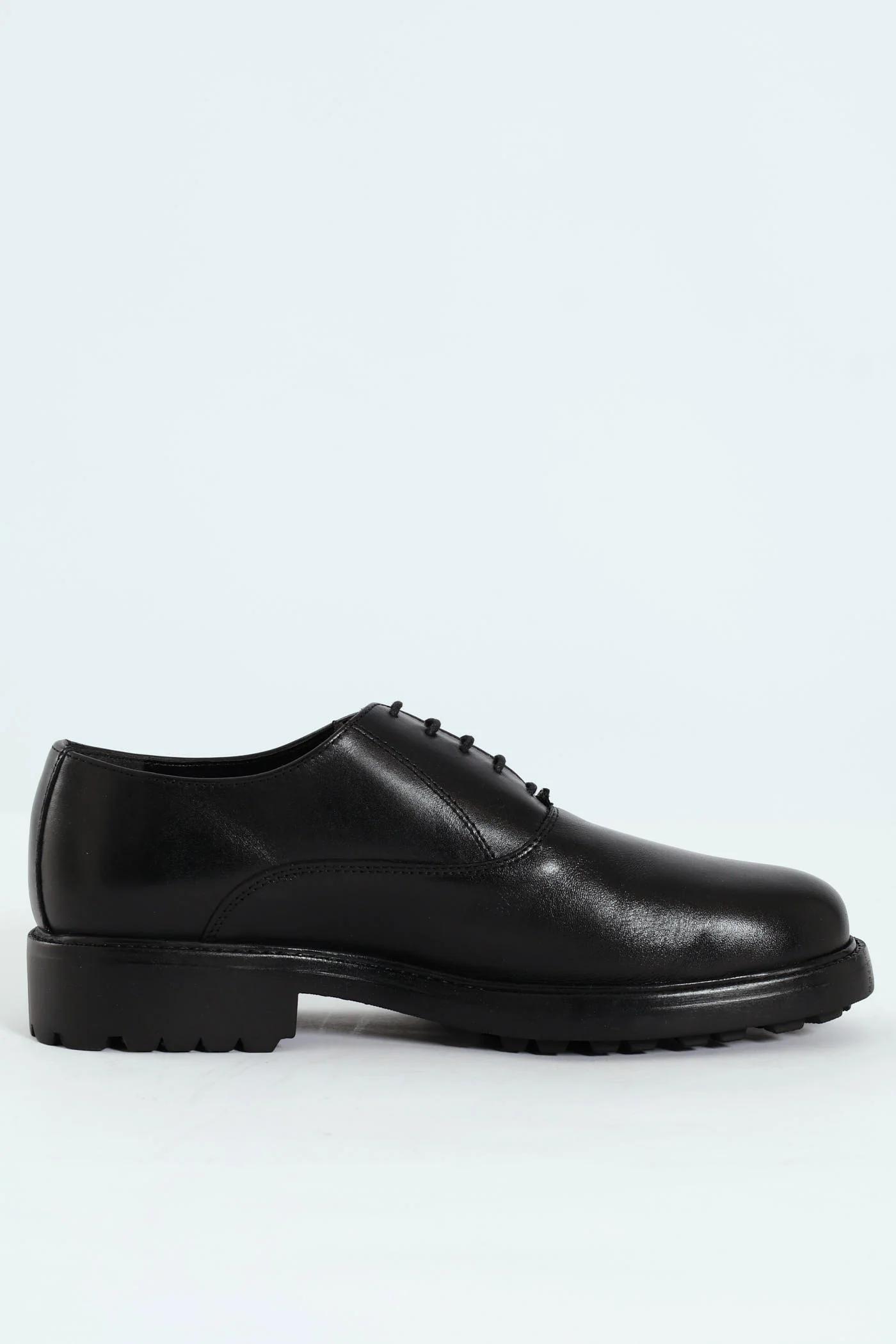 Plaine Toe Oxford Shoe - Black - Image 6